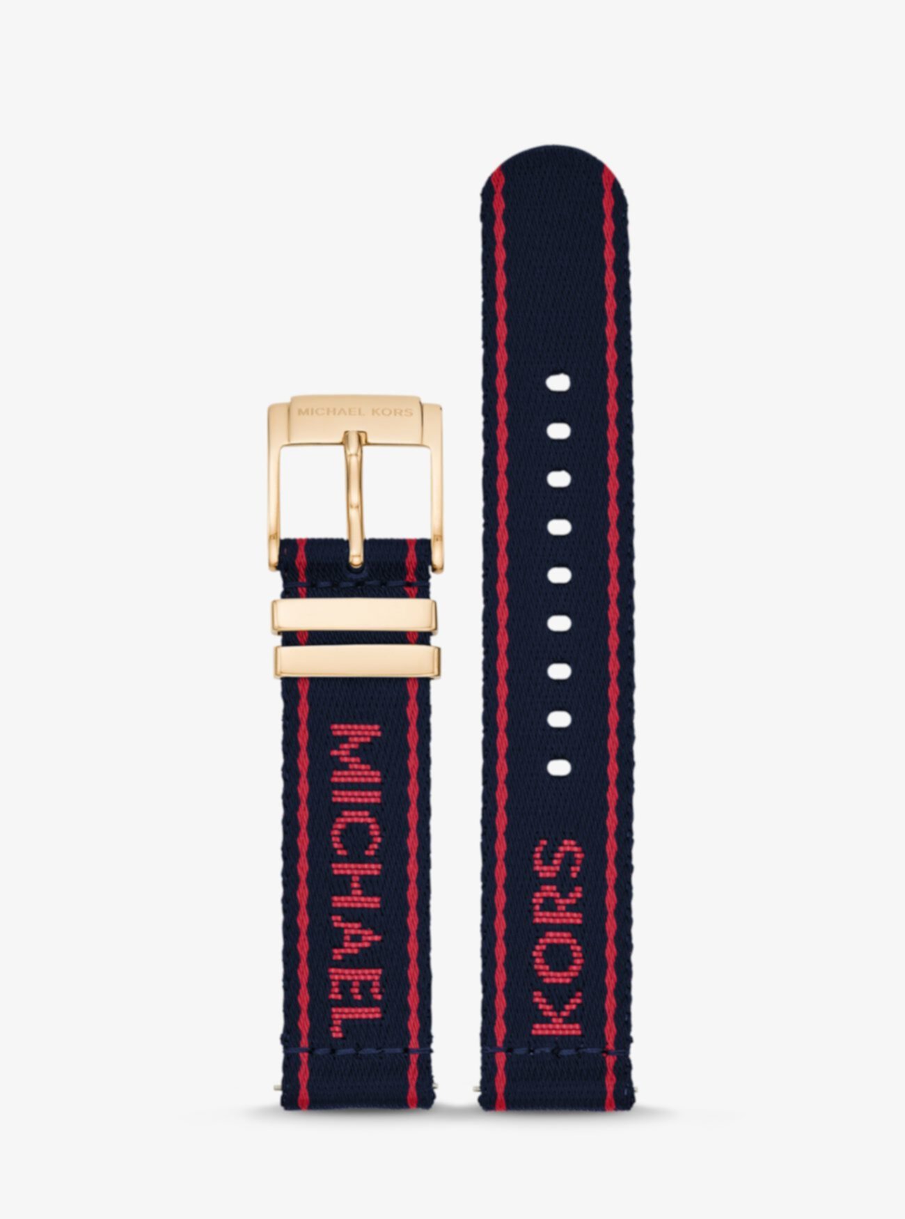 Нейлоновый нейлоновый ремешок для умных часов Gen 3 Runway Logo Tape Michael Kors