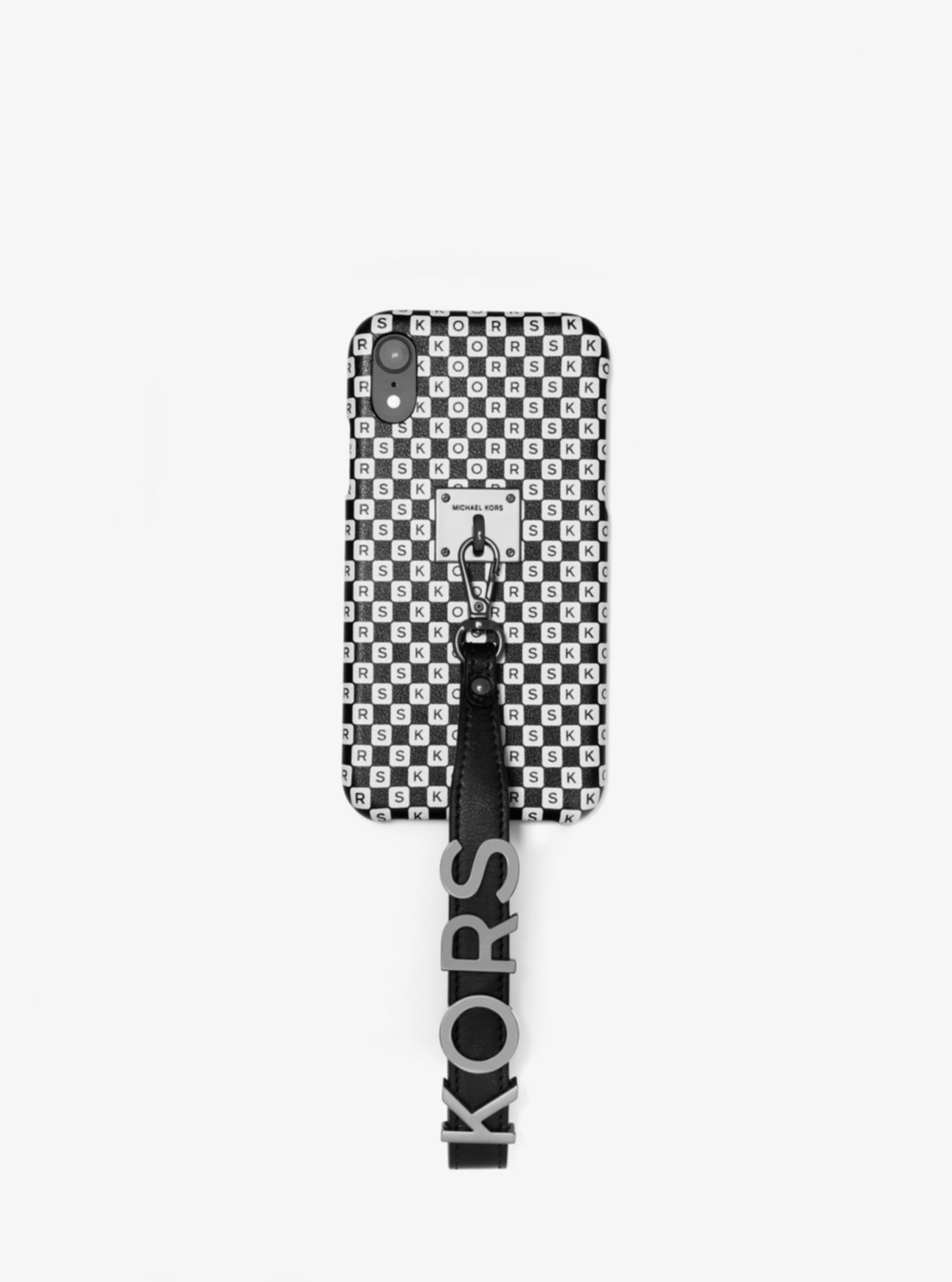 Кожаный чехол для браслета с логотипом в клетку для iPhone XR Michael Kors