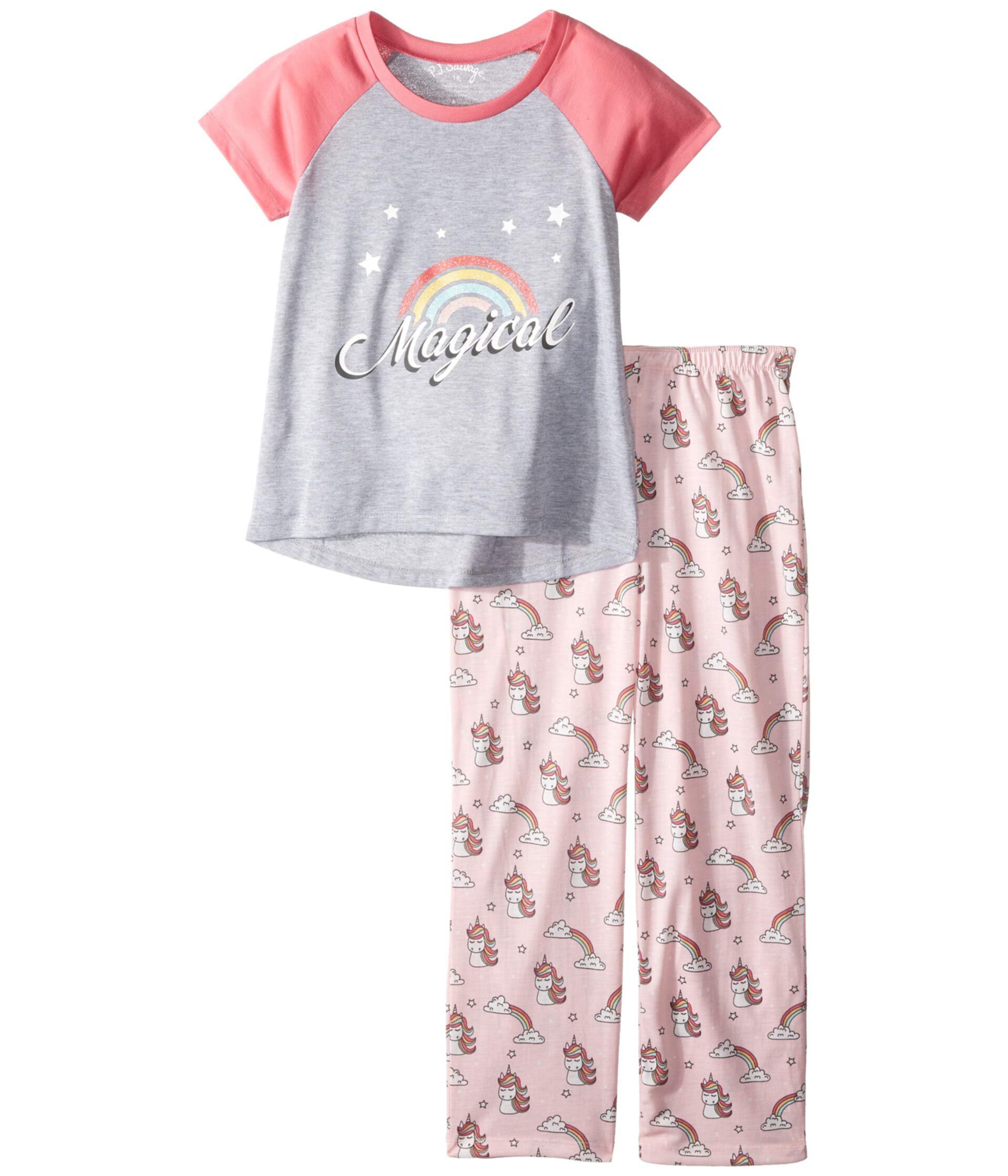 Пижамный комплект Unicorn Spirit (для малышей / маленьких детей / детей старшего возраста) P.J. Salvage Kids