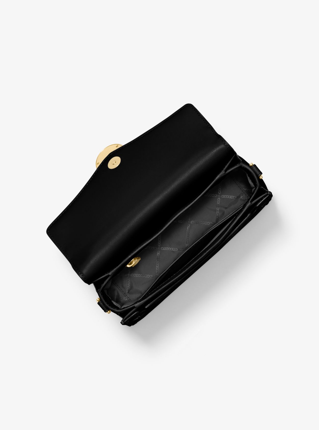 Сумка через плечо Jessie из шагреневой кожи среднего размера Michael Kors