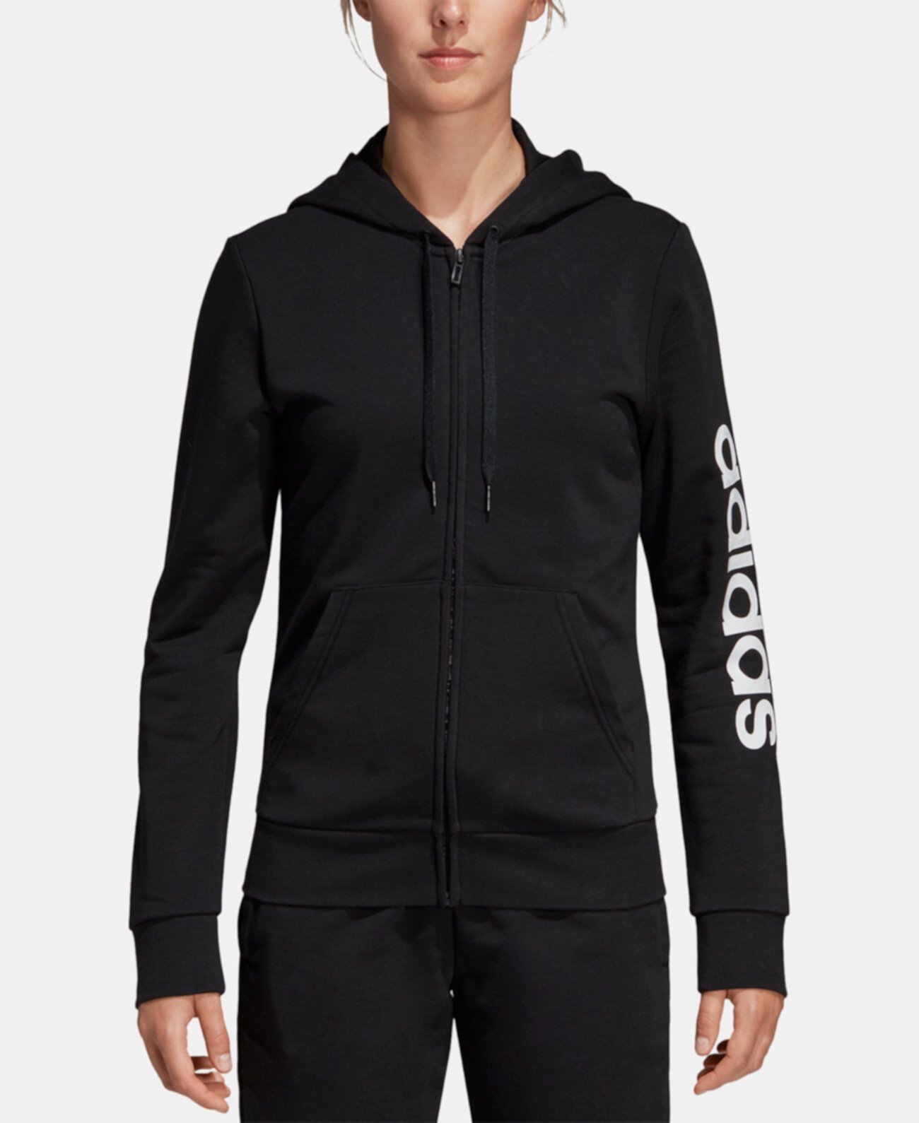Женская спортивная куртка Essentials Linear с капюшоном Adidas