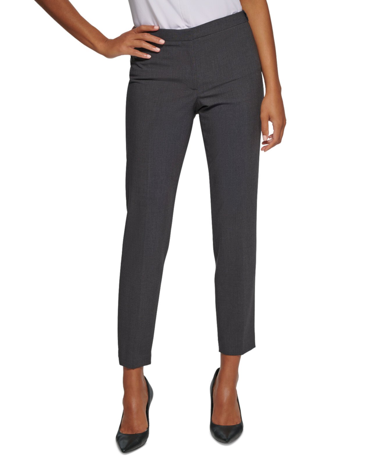Укороченные узкие классические брюки Highline Calvin Klein