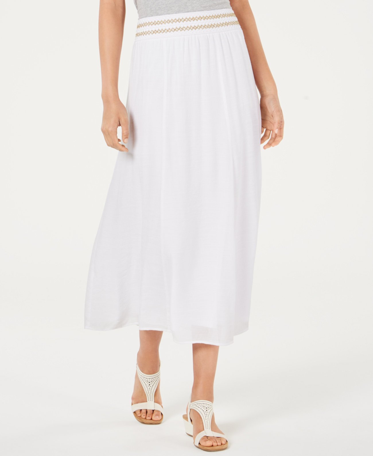 Макси-юбка Crinkle Gauze, созданная для Macy's J&M Collection