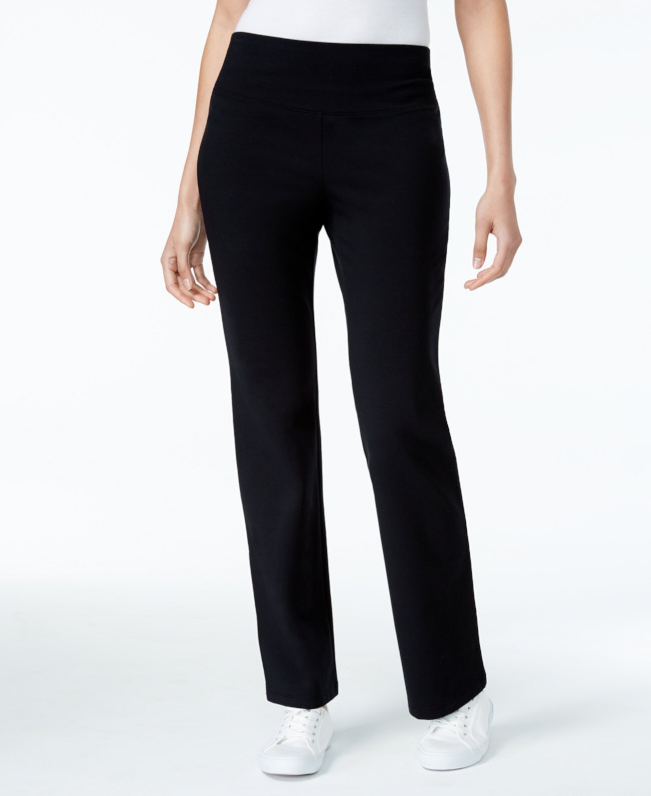 Миниатюрные брюки для йоги с контролем живота, созданные для Macy's Style & Co