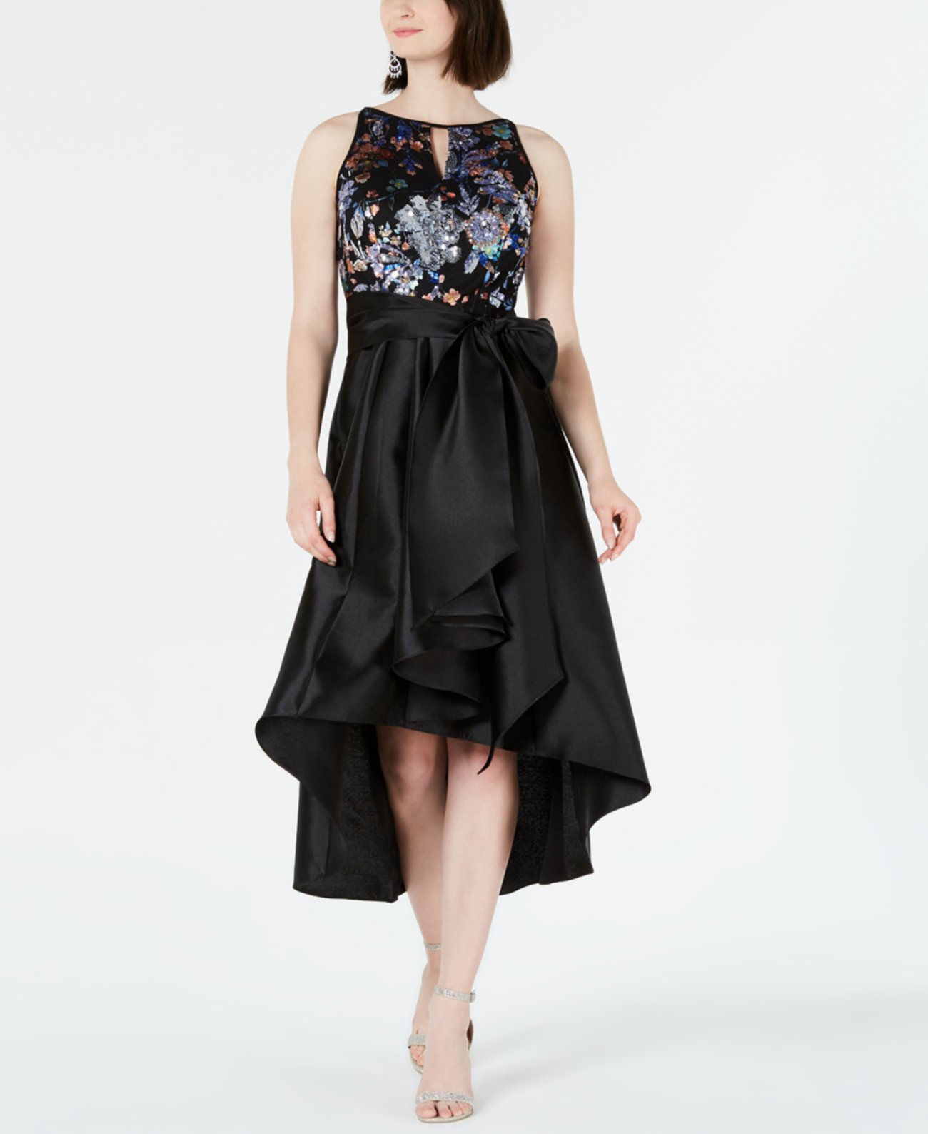 Embellished High-Low Gown R & M Richards