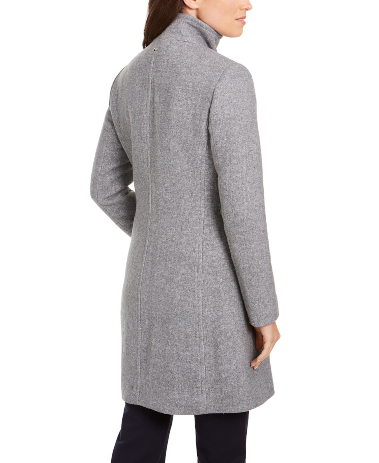 Миниатюрное пальто с воротником-стойкой Calvin Klein