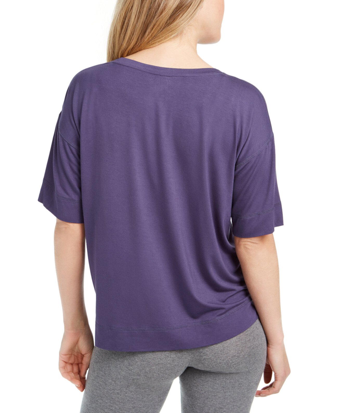 Пижамная рубашка с коротким рукавом с принтом Ultra Soft Core, созданная для Macy's Jenni