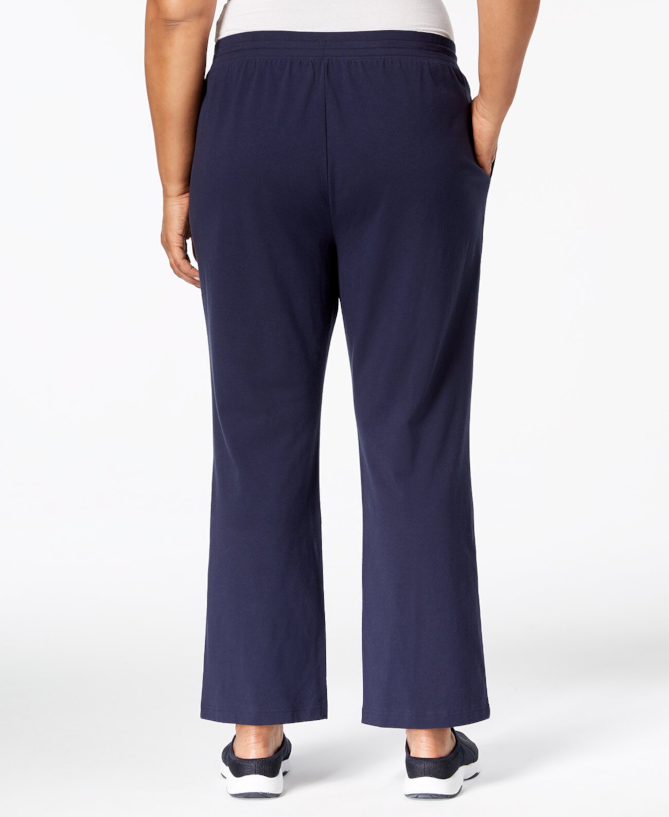 Мягкие брюки большого размера с завязками на талии, созданные для Macy's Karen Scott