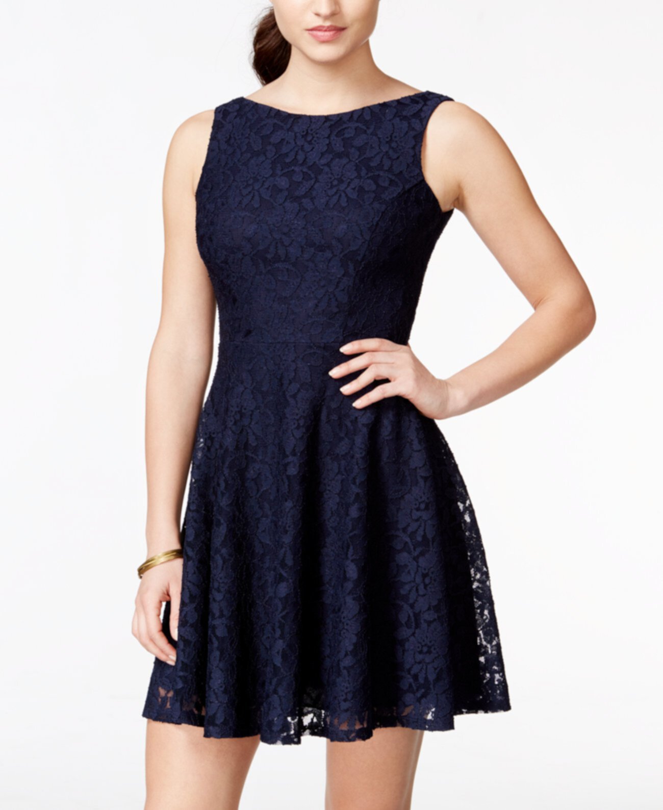 Платье-футляр Junior 'Lace Fit & Flare, созданное для Macy's Speechless