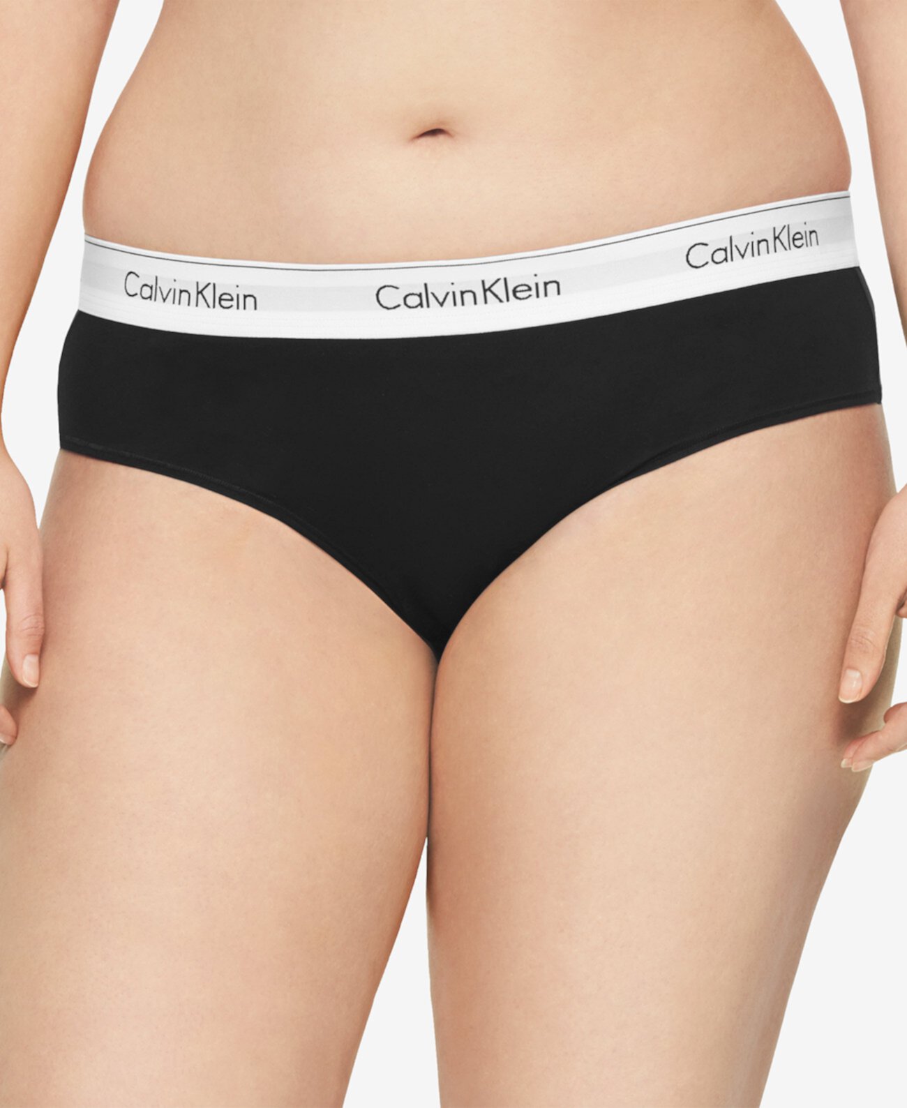 Современное хлопковое хипстерское нижнее белье больших размеров с логотипом QF5118 Calvin Klein