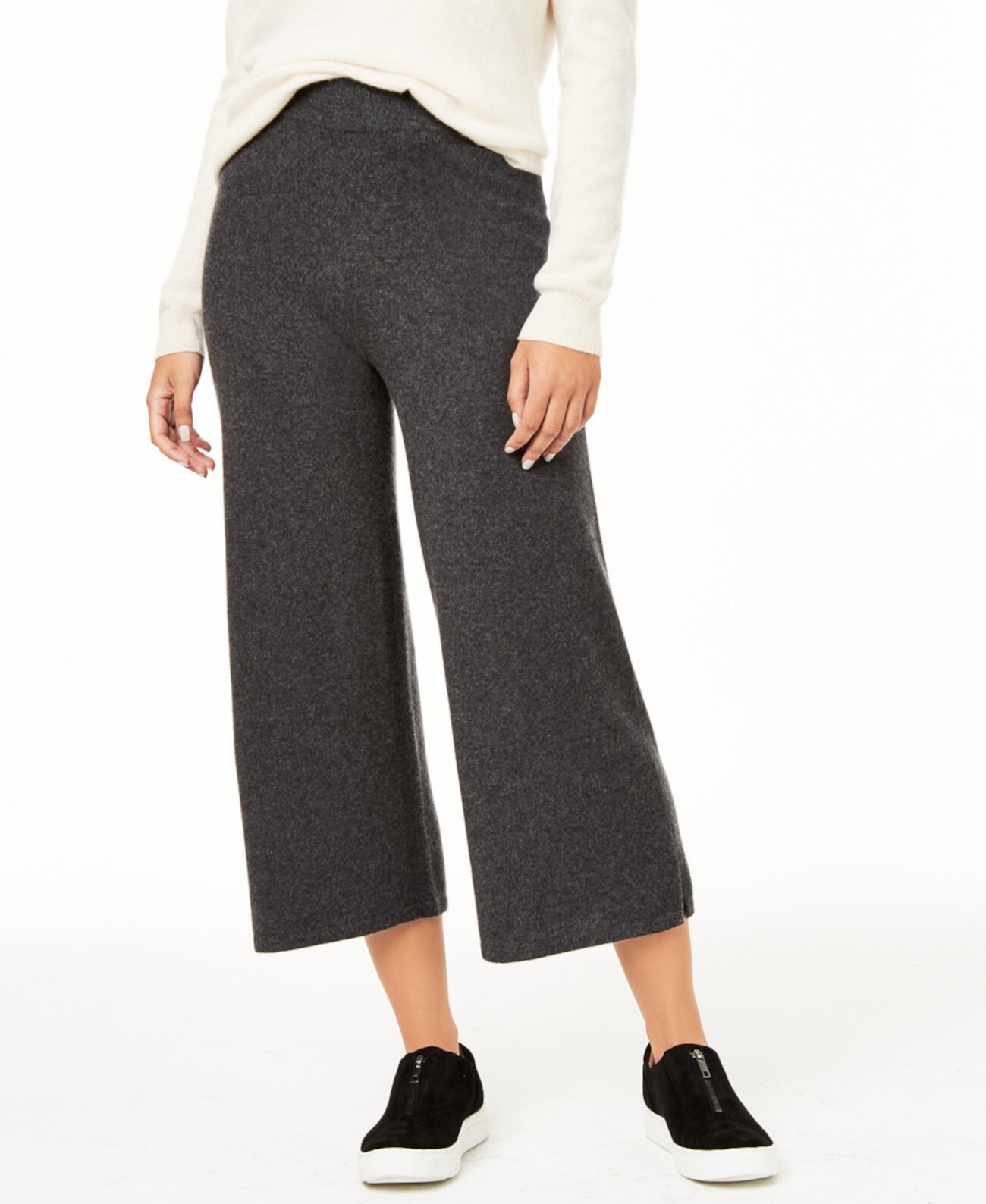 Кашемировые брюки-кюлоты, обычные и миниатюрные, созданные для Macy's Charter Club