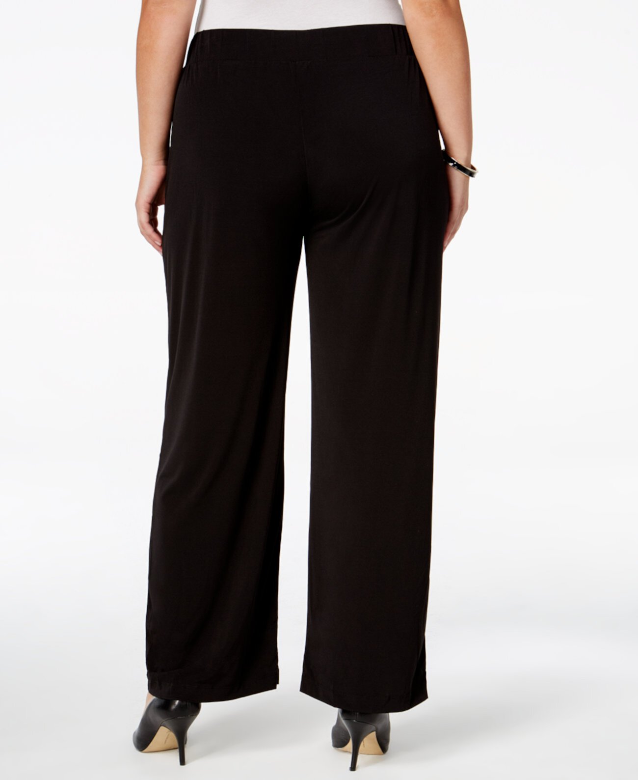 Маленькие широкие брюки без застежки большого размера, созданные для Macy's NY Collection