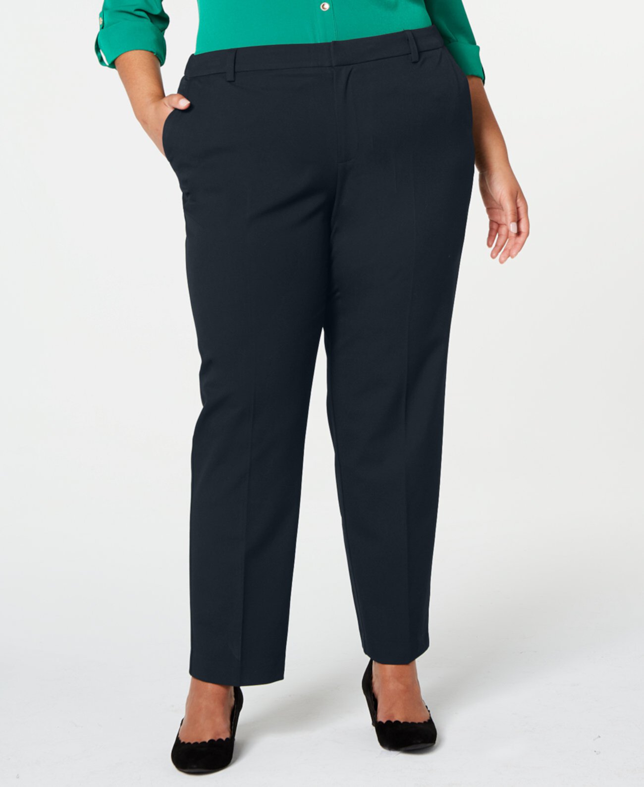 Узкие брюки большого размера с лодыжкой, созданные для Macy's Charter Club