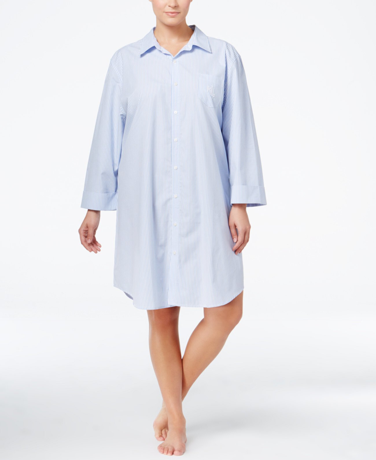 Пижама-бойфренд больших размеров LAUREN Ralph Lauren