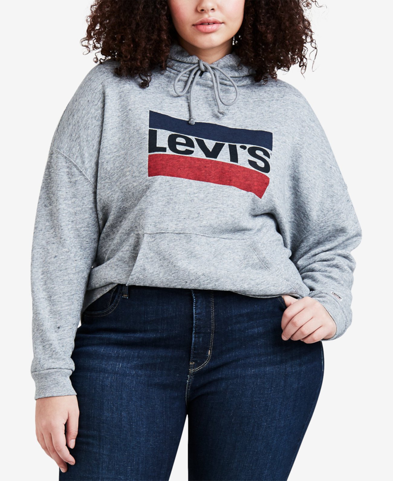 Толстовка с капюшоном Trendy Plus Size с графическим логотипом Levi's®