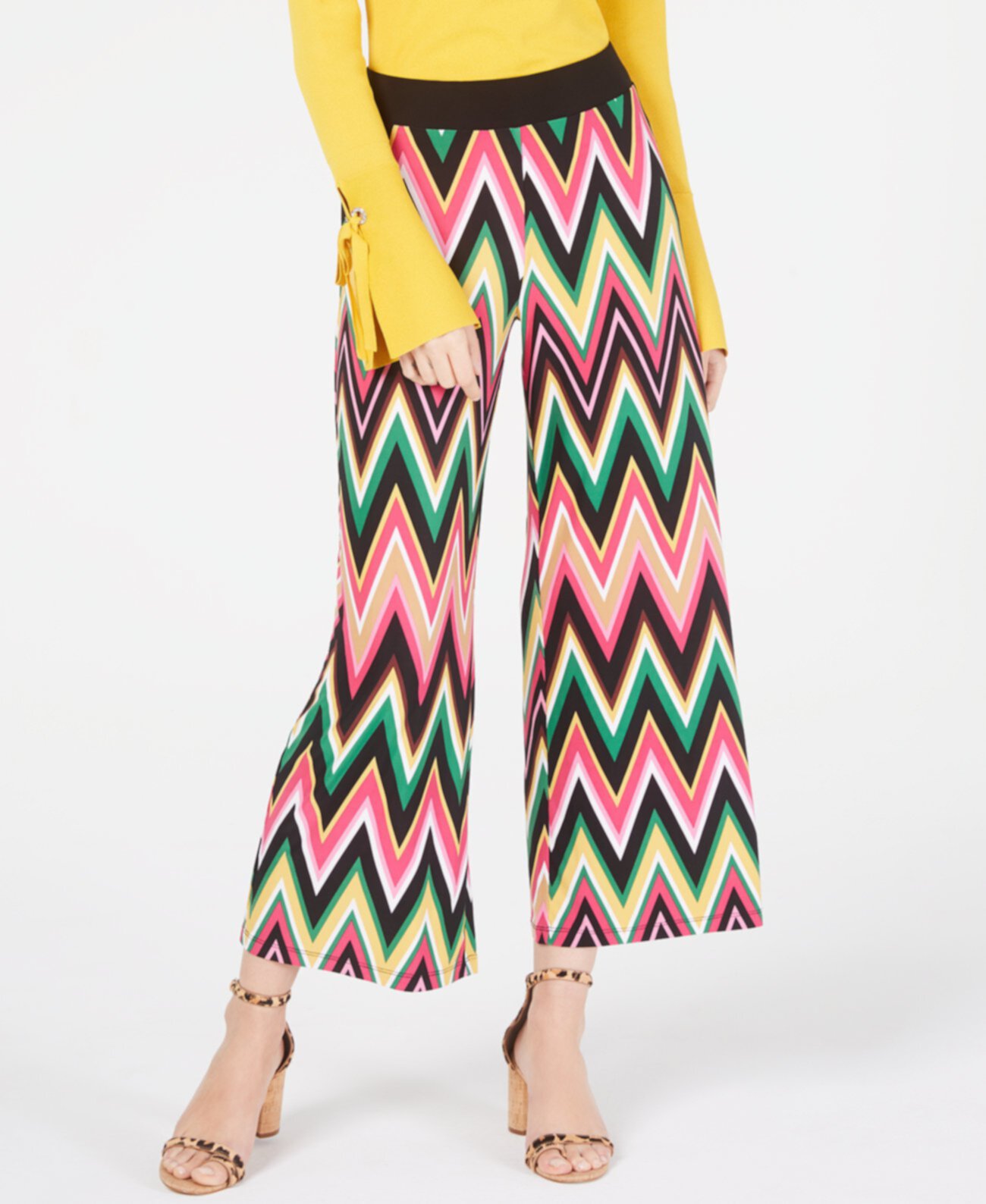 INC Разноцветные шевронные брюки, созданные для Macy's INC International Concepts