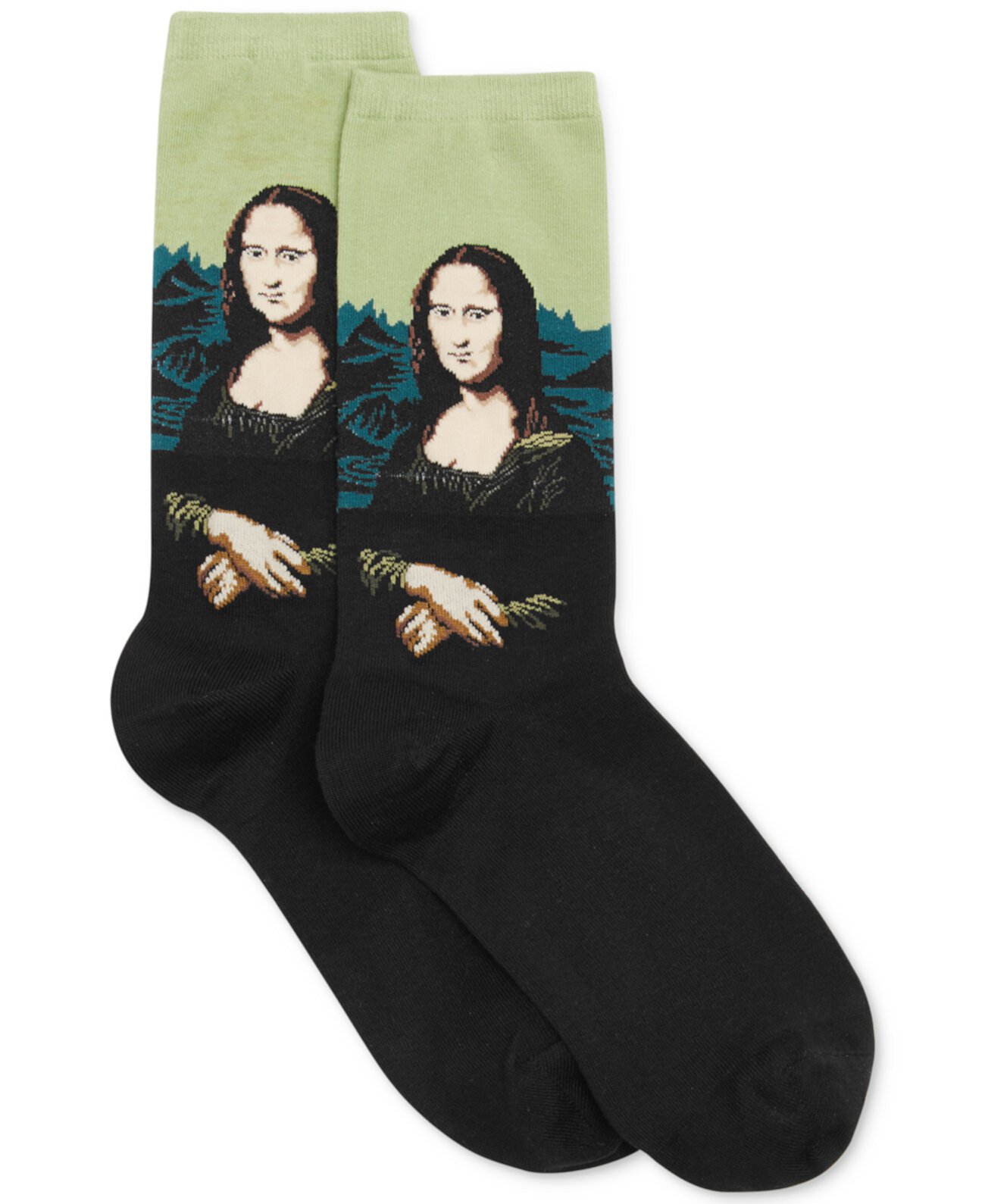Женские модные носки с круглым вырезом Mona Lisa Artist Series Hot Sox