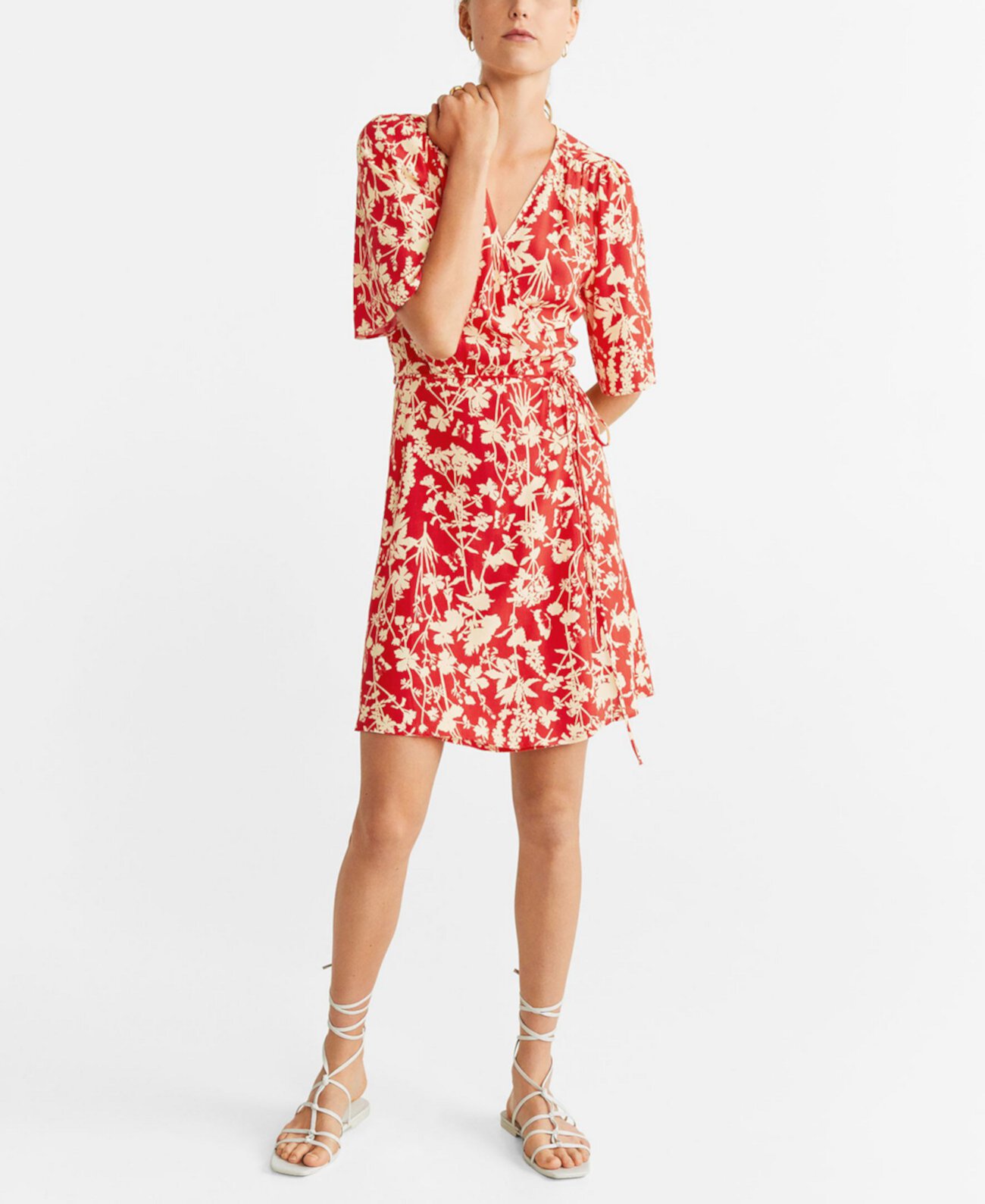 Print Wrap Dress <b>MANGO</b>.