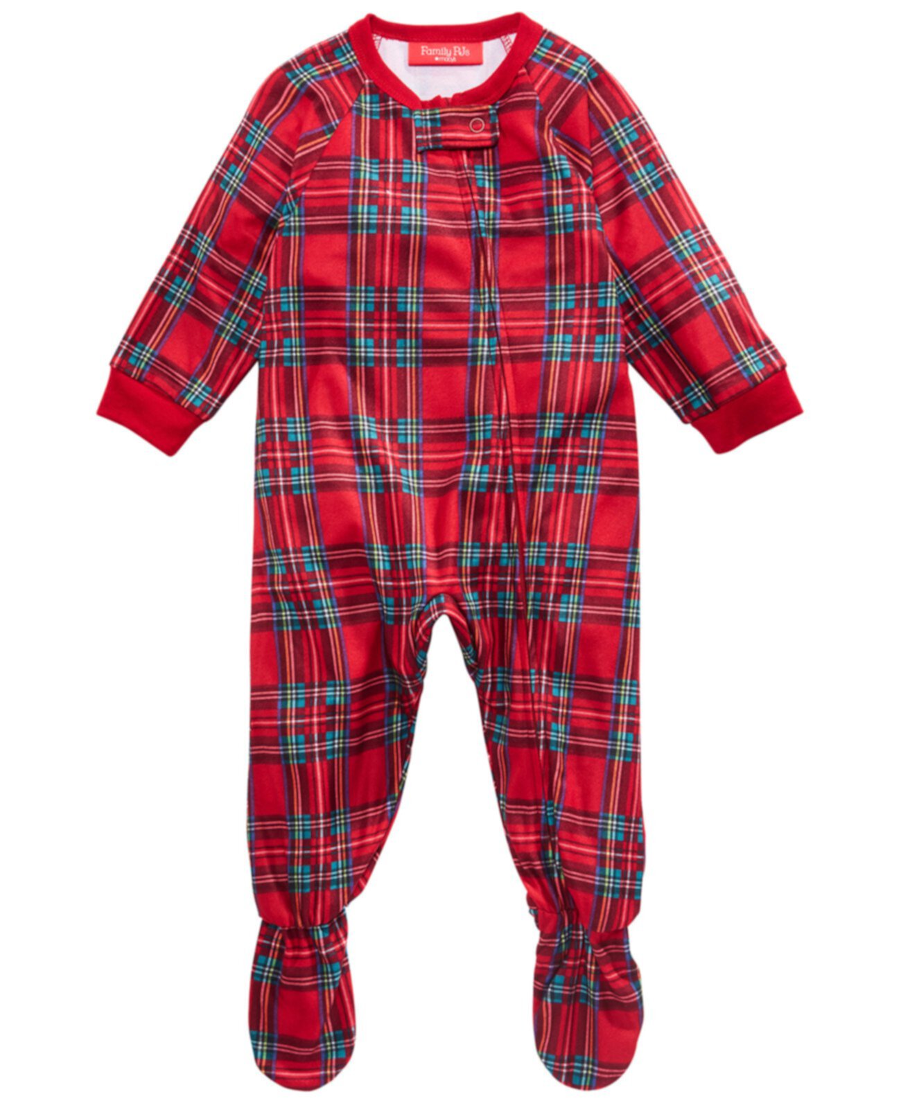 Пижама подошла. Pajama-Red. Клетка бэби плей. Baby Pajamas product Card.