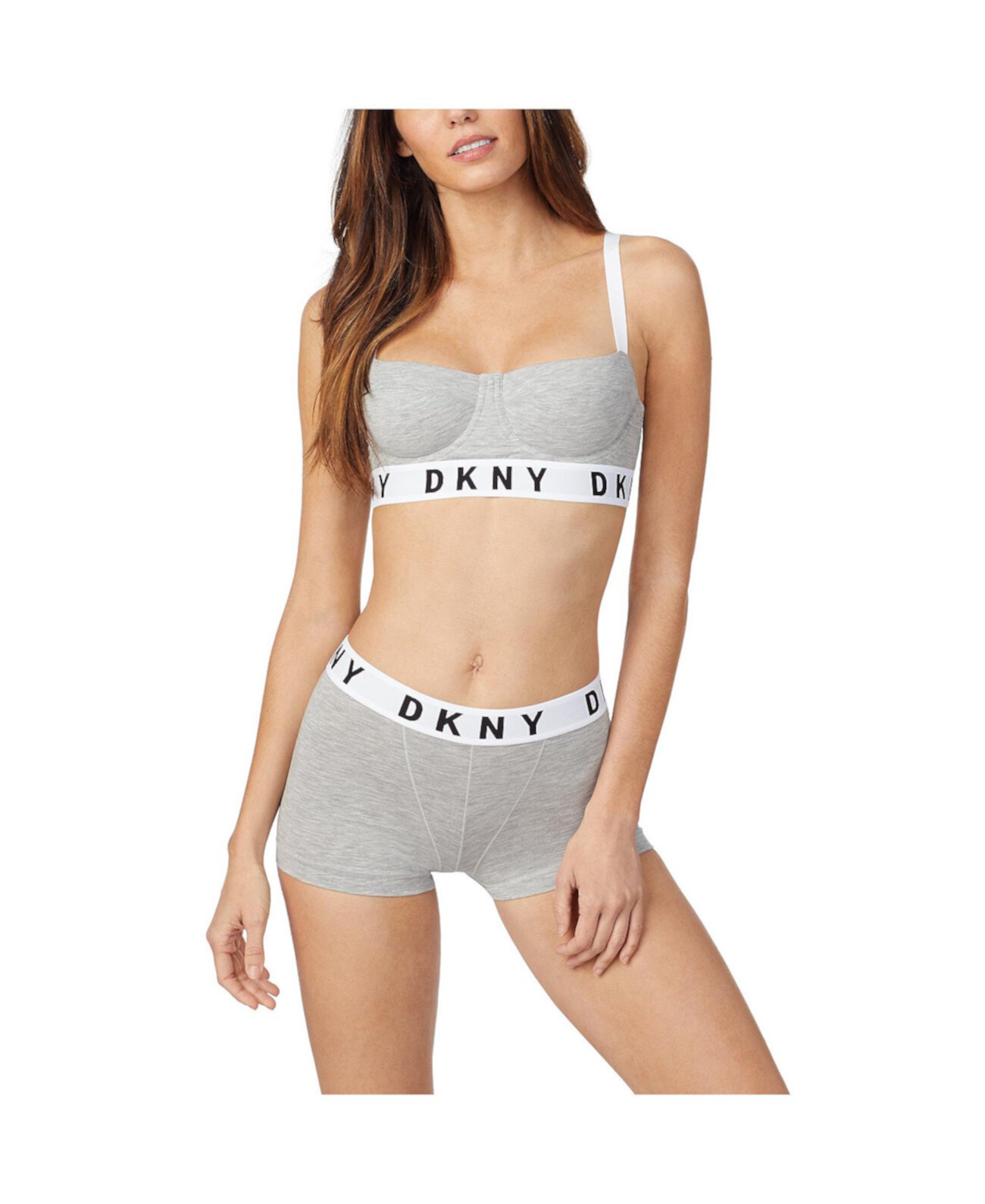 Удобный бюстгальтер с косточками DKNY DK4521 с широкой эластичной лентой Dkny