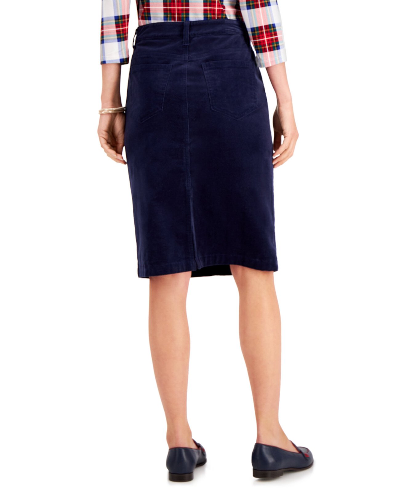 Corduroy Tummy-Control Skirt, Created for Macy's Charter Club