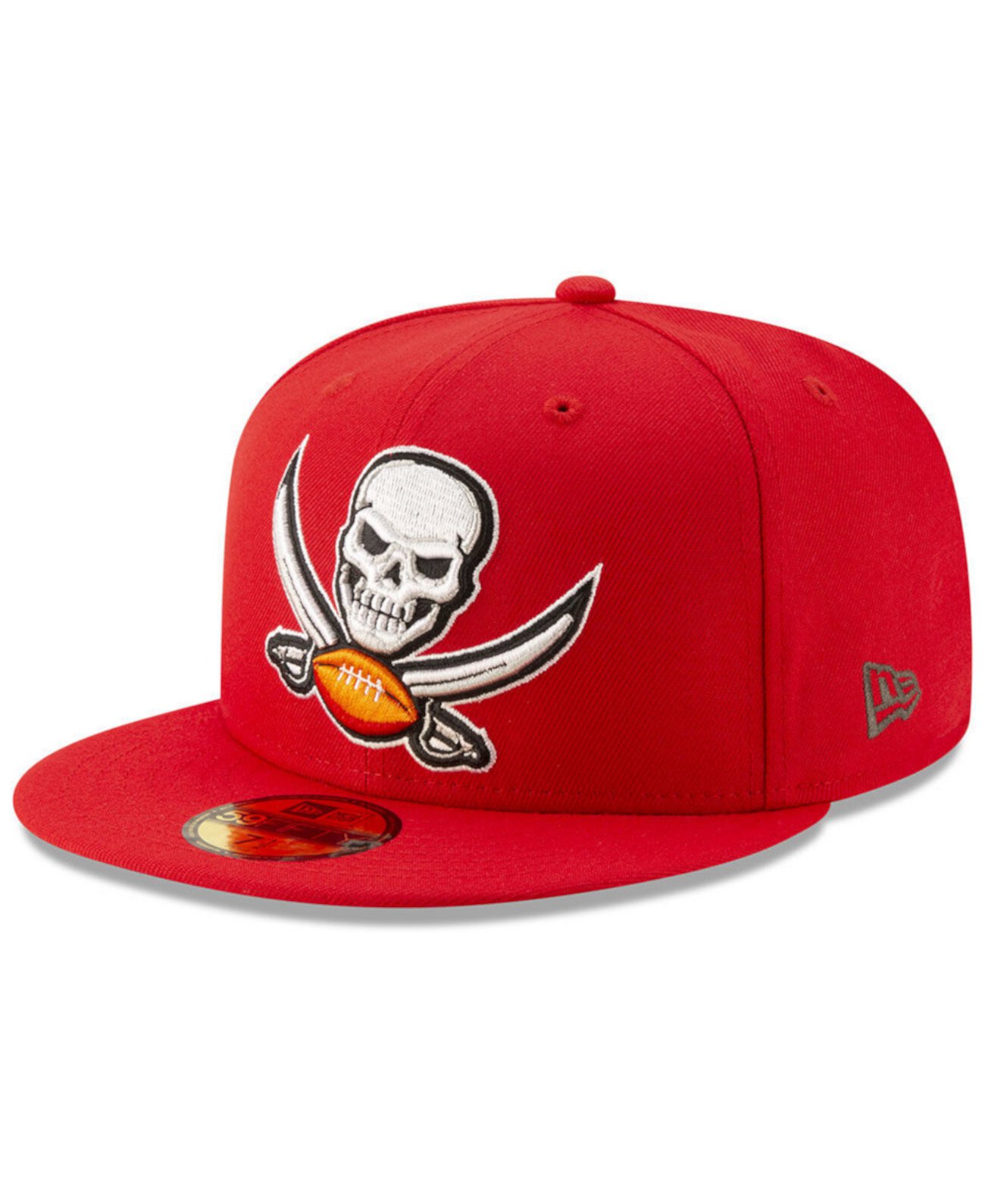 Кепка Tampa Bay Buccaneers 59FIFTY FITTED, высокая форма, полиэстер New Era