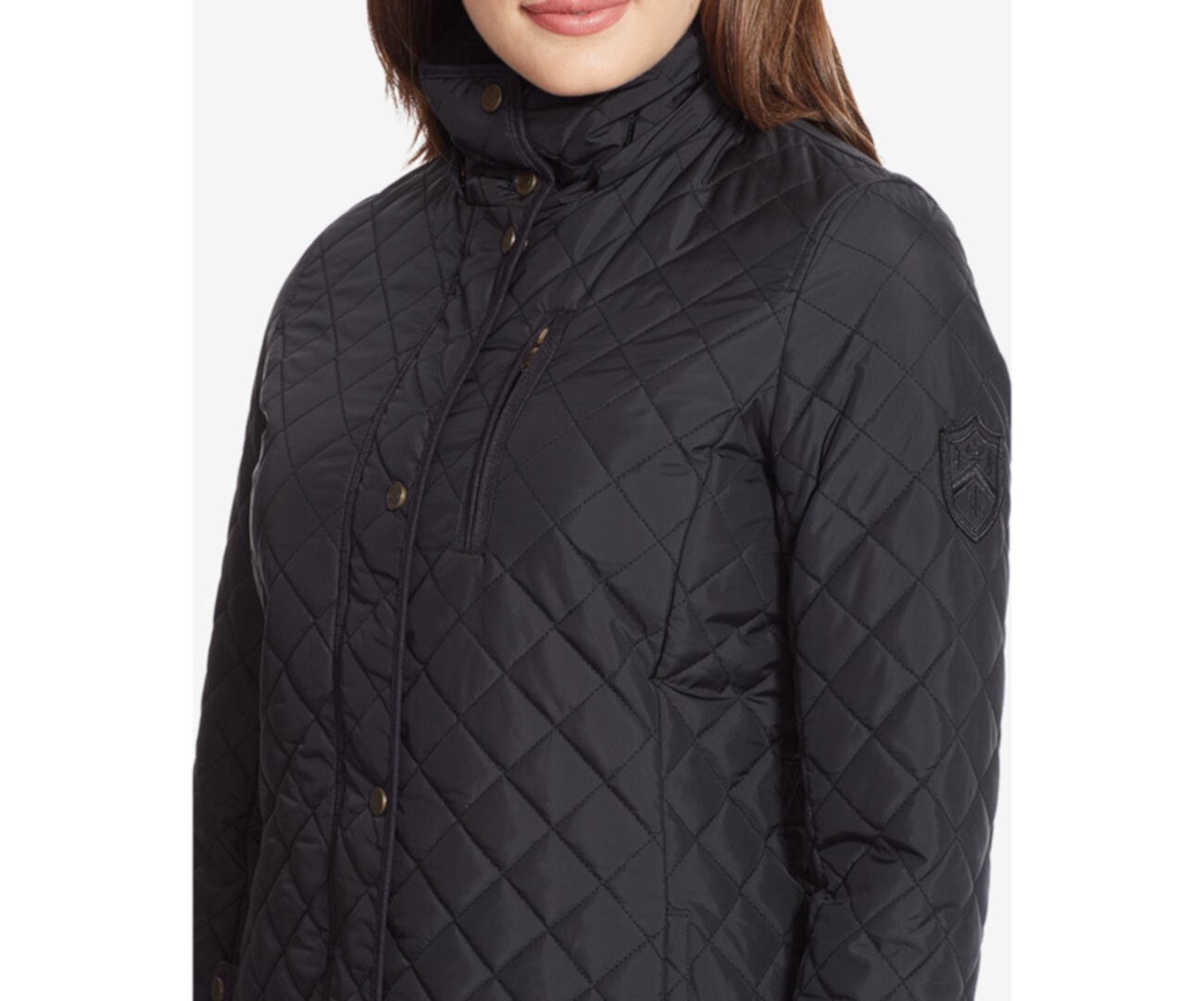 Стеганая куртка с капюшоном большого размера, созданная для Macy's Ralph Lauren