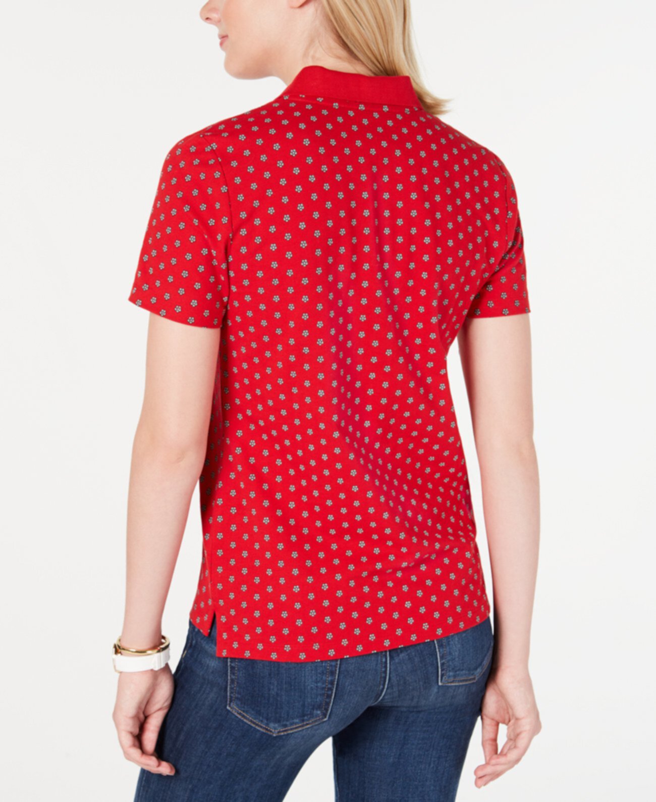 Рубашка поло с цветочным принтом, созданная для Macy's Tommy Hilfiger