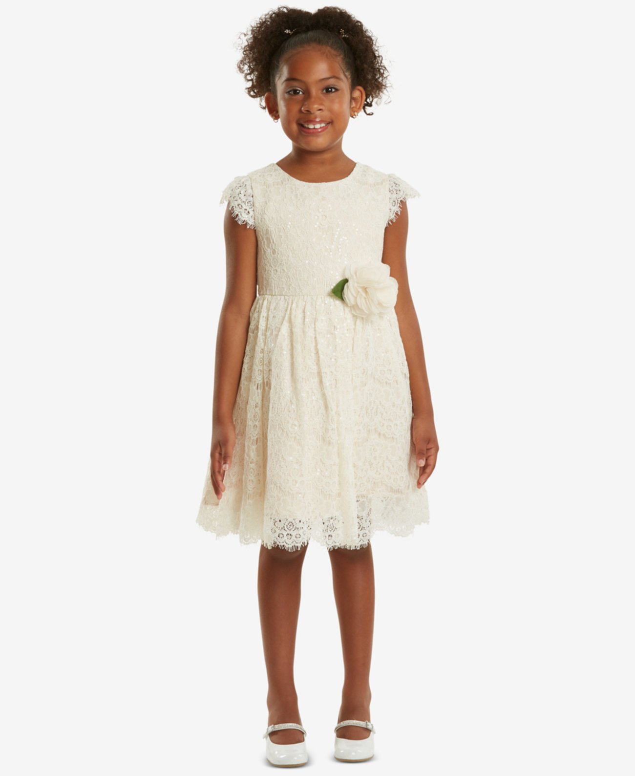 Кружевное платье с блестками, маленькие девочки Rare Editions