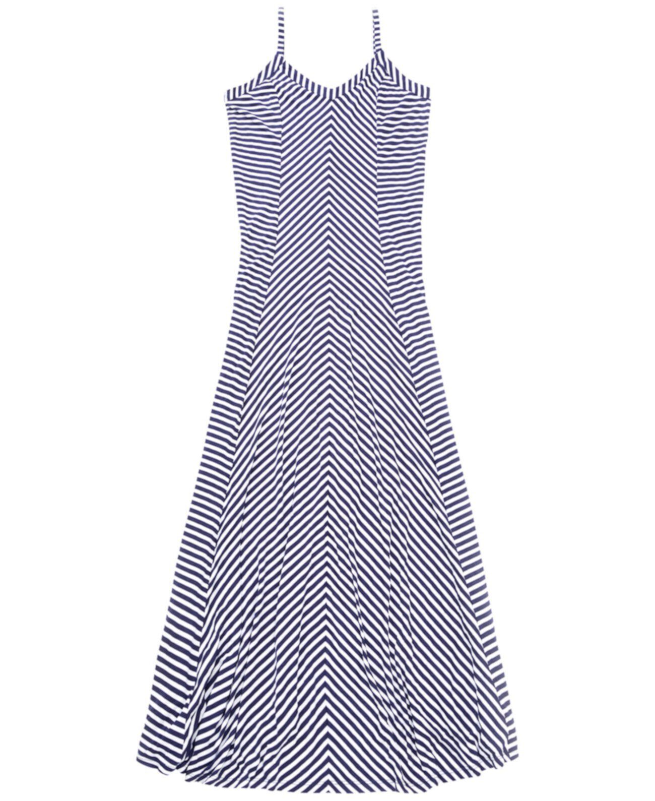Макси-платье в полоску, созданное для Macy's INC International Concepts
