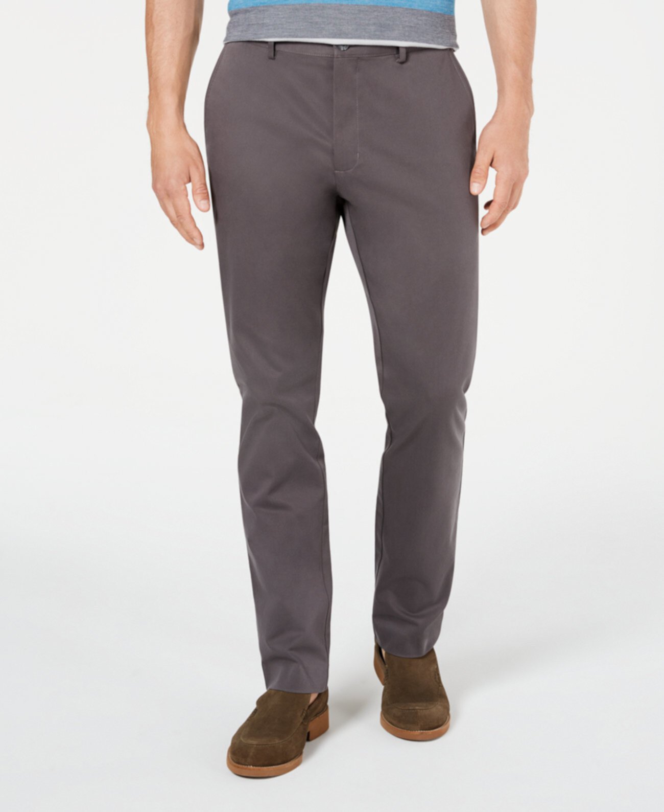 Мужские эластичные брюки Luca с плоской передней частью, созданные для Macy's Tasso Elba