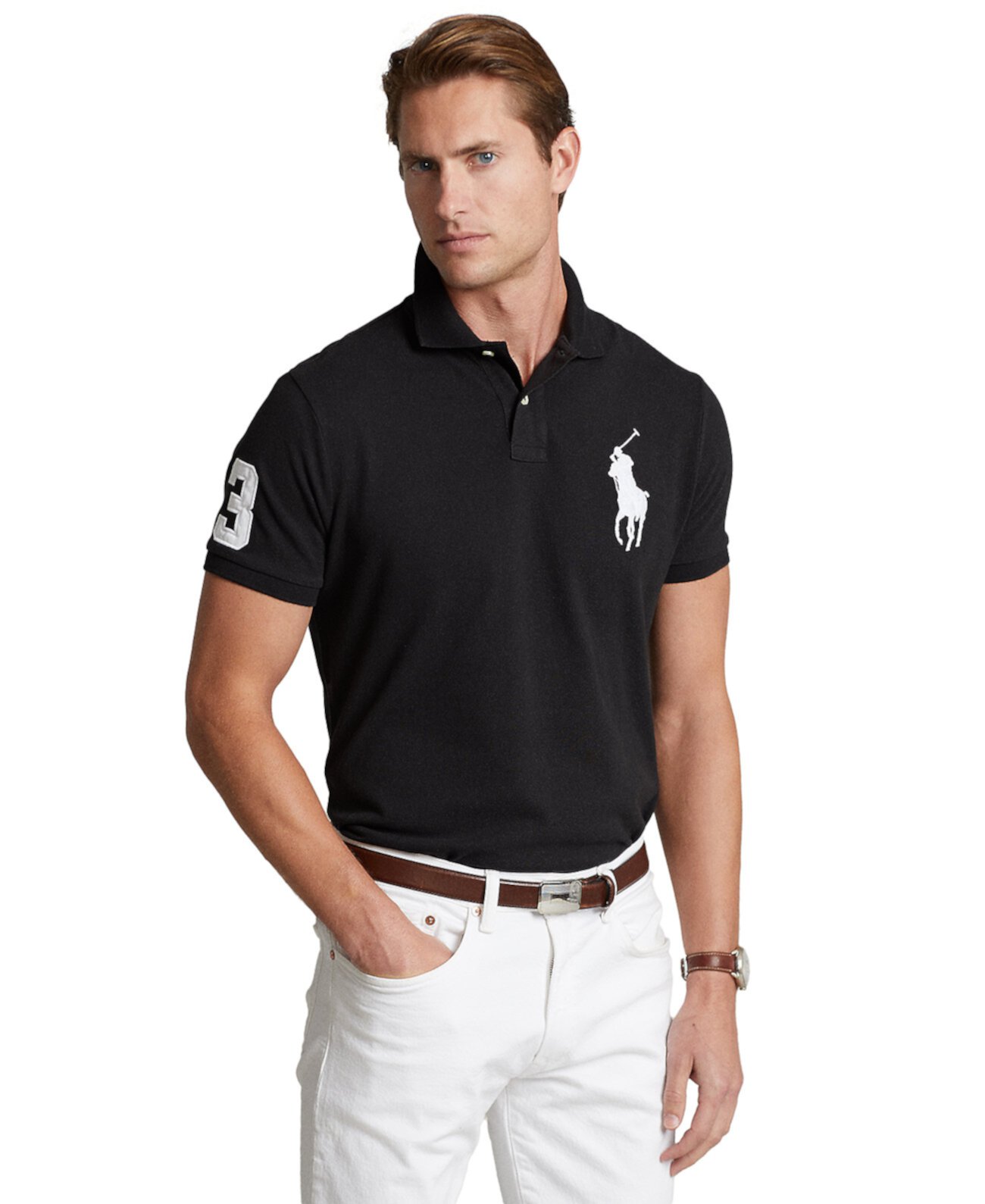 Мужская рубашка поло Big Pony в обтягивающем крое Polo Ralph Lauren Polo Ralph Lauren