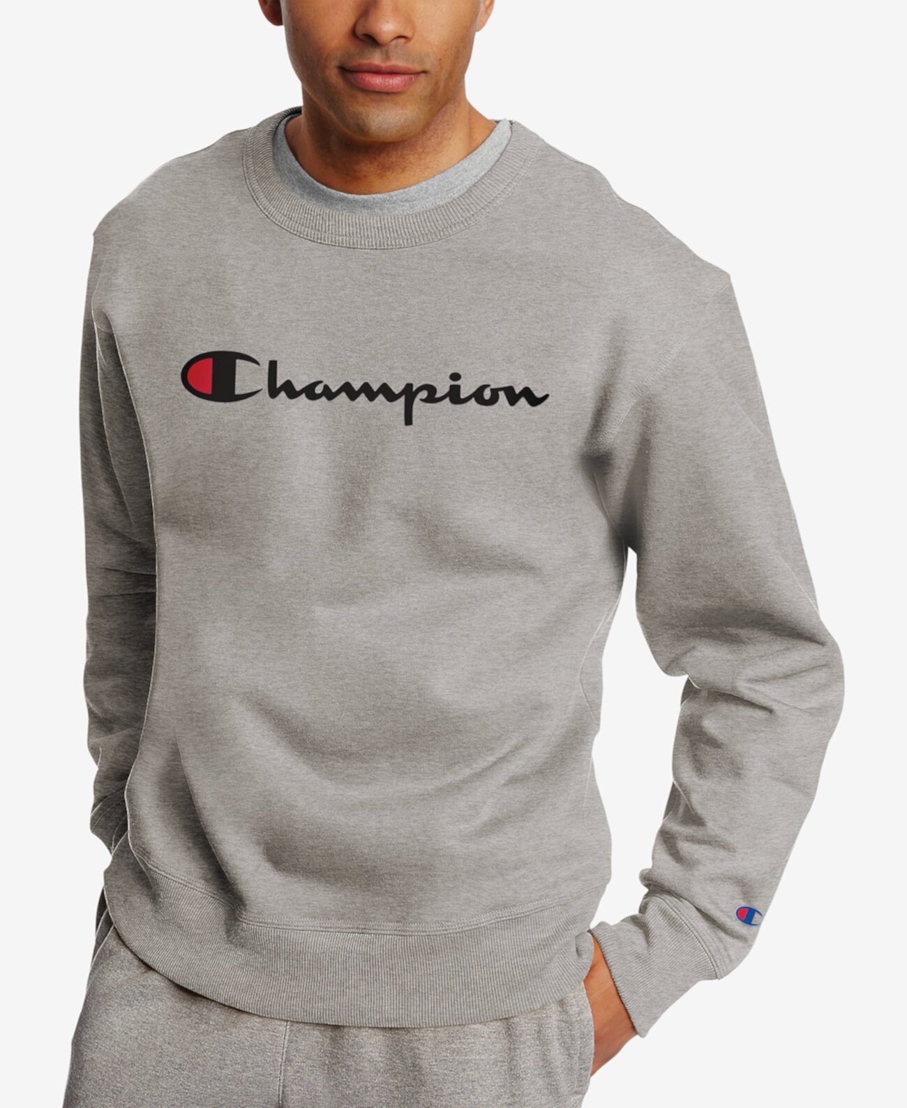 Мужская толстовка Powerblend из флиса с логотипом Champion