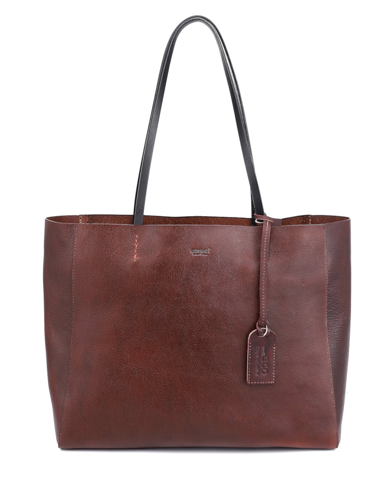 Women's Genuine Leather Out West Tote Bag Old Trend