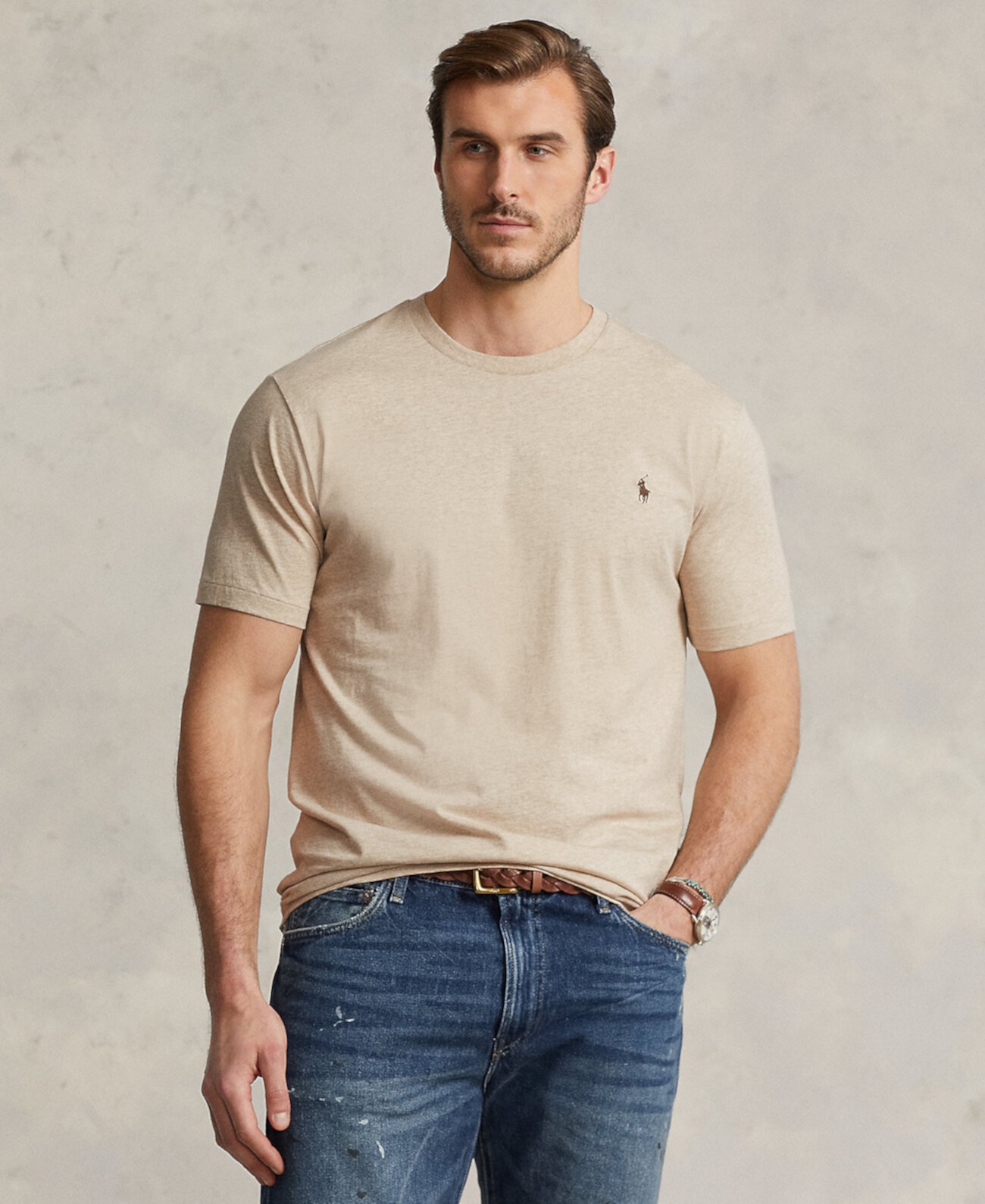 Men's Big & Tall Crew-Neck T-Shirt Polo Ralph Lauren