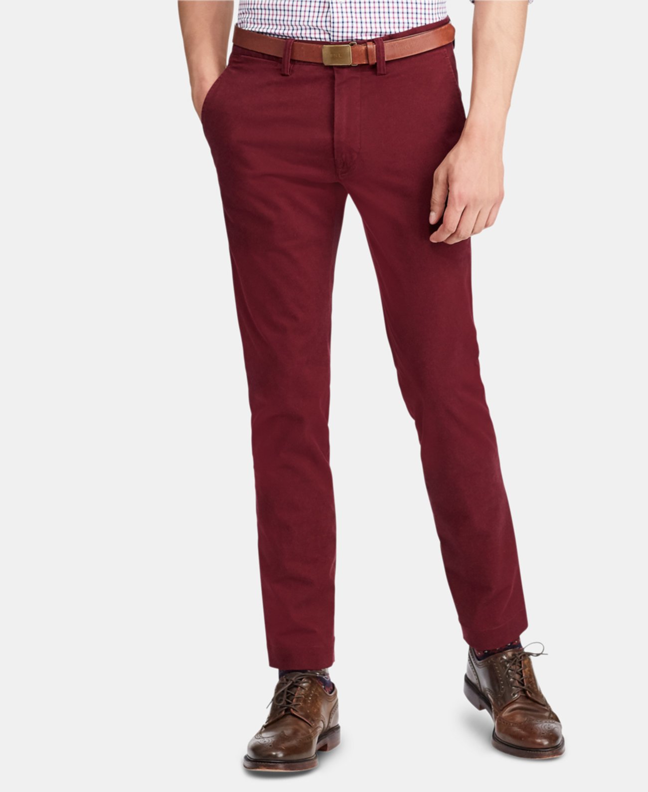 Мужские эластичные брюки из твила из эластичного хлопка Ralph Lauren