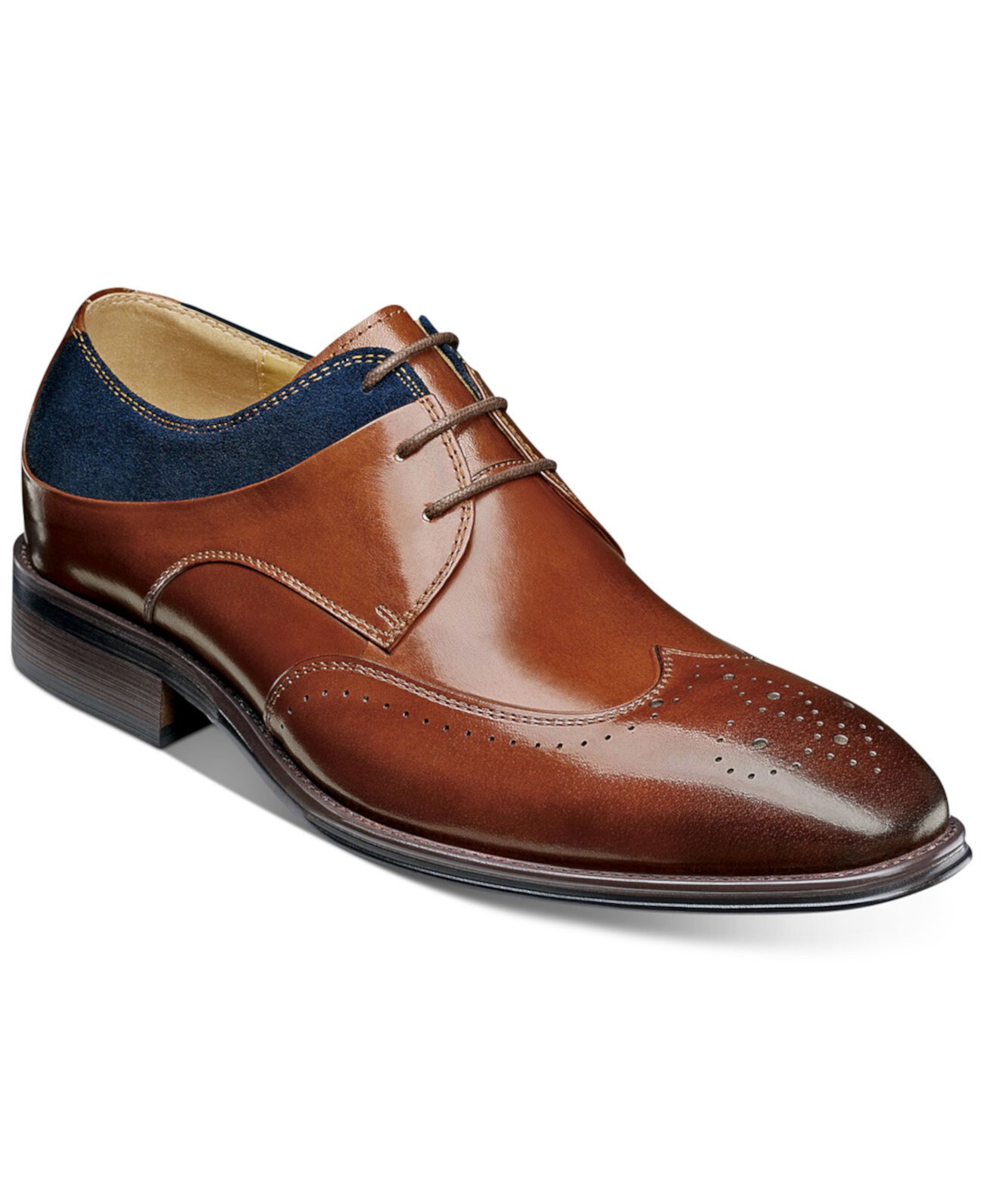 Купить ботинки  оксфорды Hewlett Wingtip-Toe Stacy Adams, цвет .