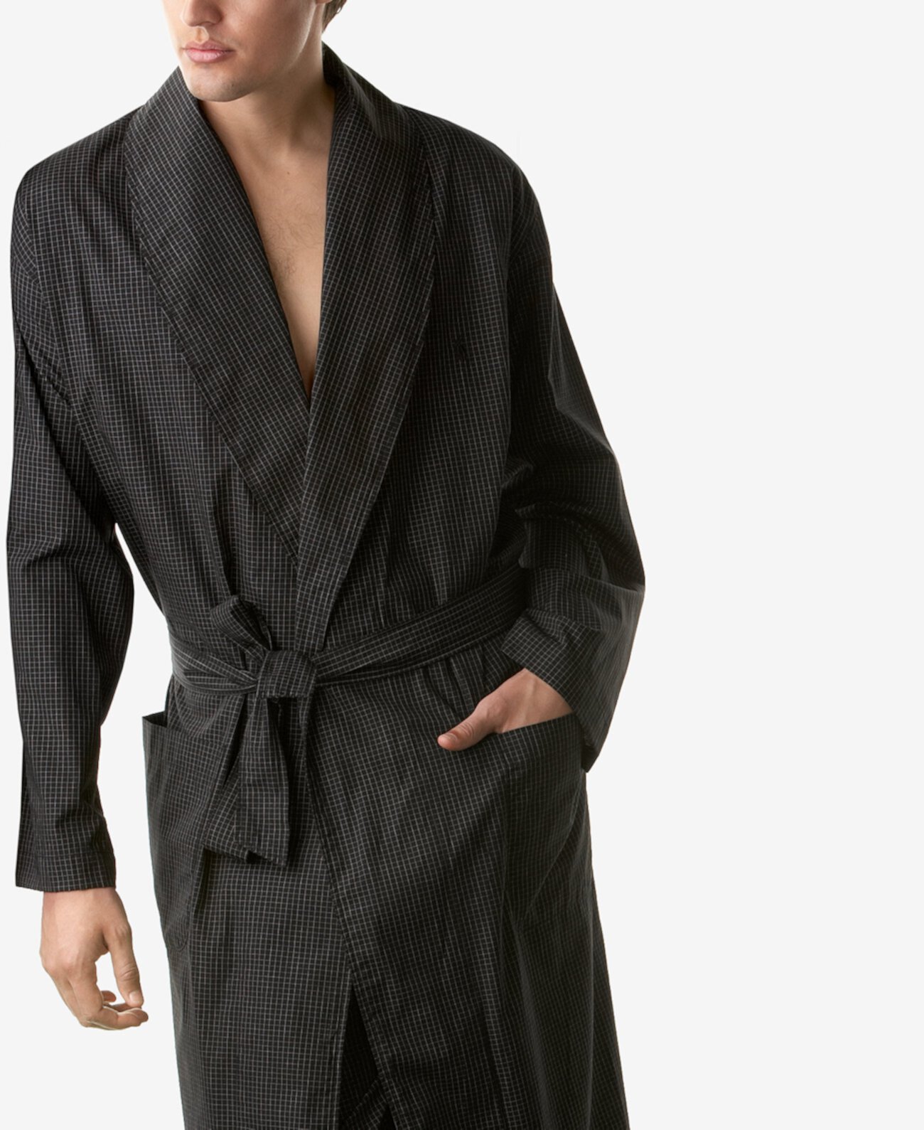 Пижамы мужские, Soho Modern Plaid Robe Polo Ralph Lauren