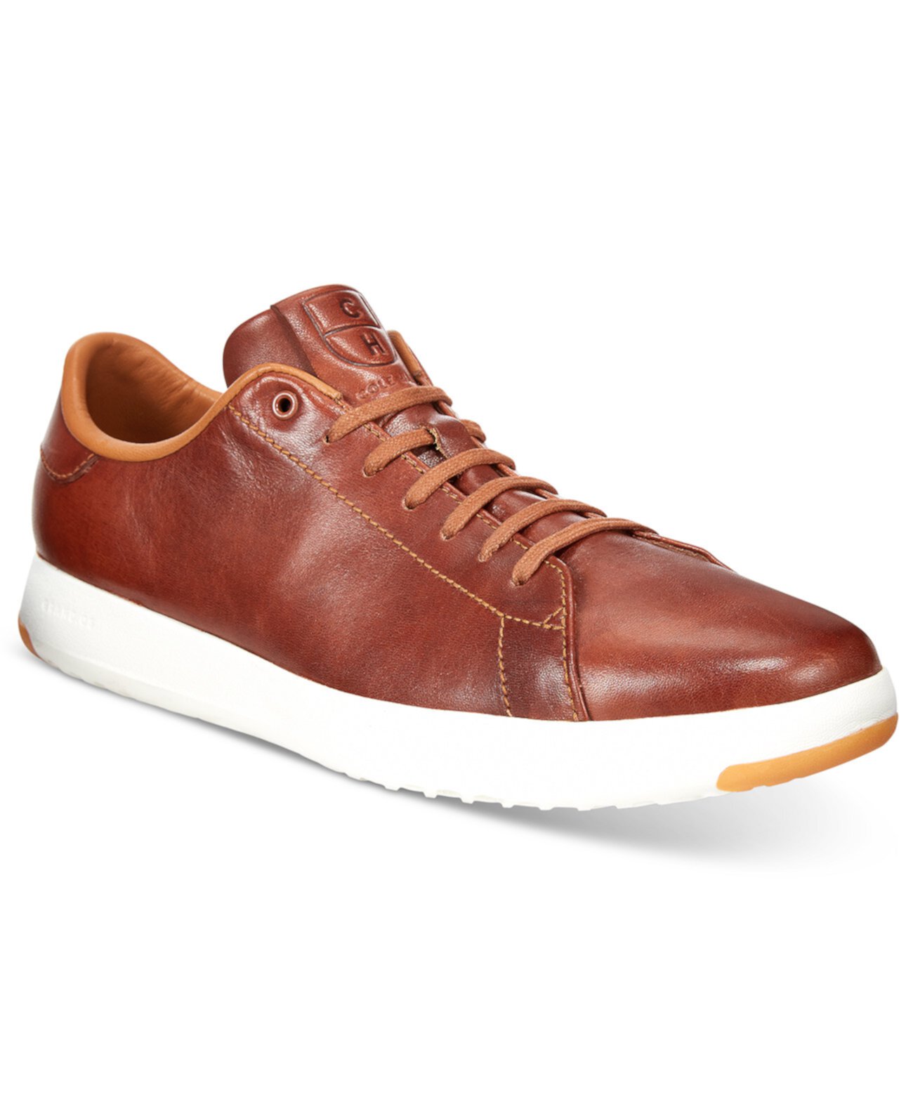 Мужские кожаные кроссовки Cole Haan GrandPro Tennis с шнуровкой и мягким воротником Cole Haan