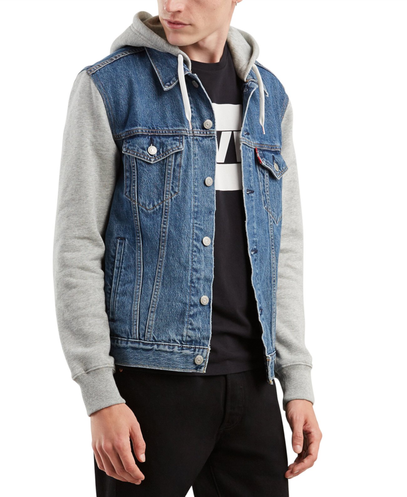 Мужская куртка Trucker с капюшоном Hybrid Levi's®