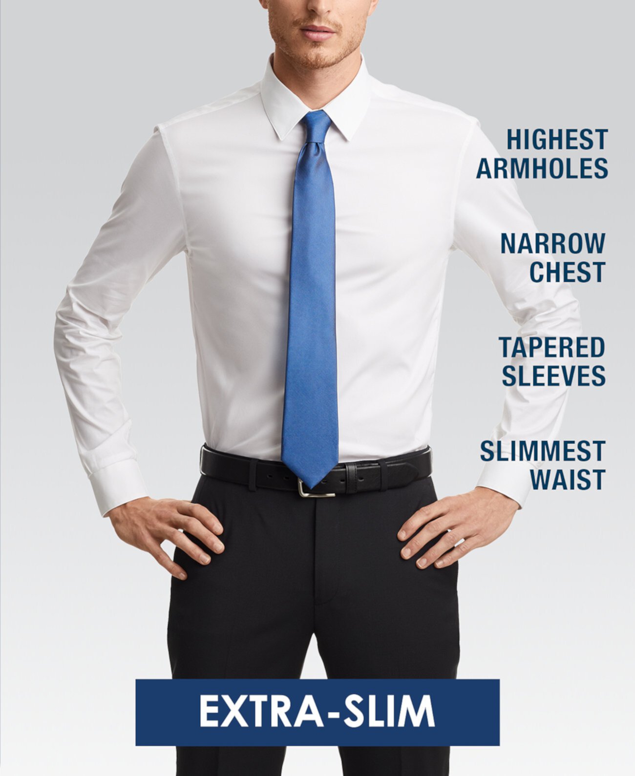 Мужская классическая рубашка сверхтонкого кроя с регулируемой температурой и геометрическим принтом Calvin Klein