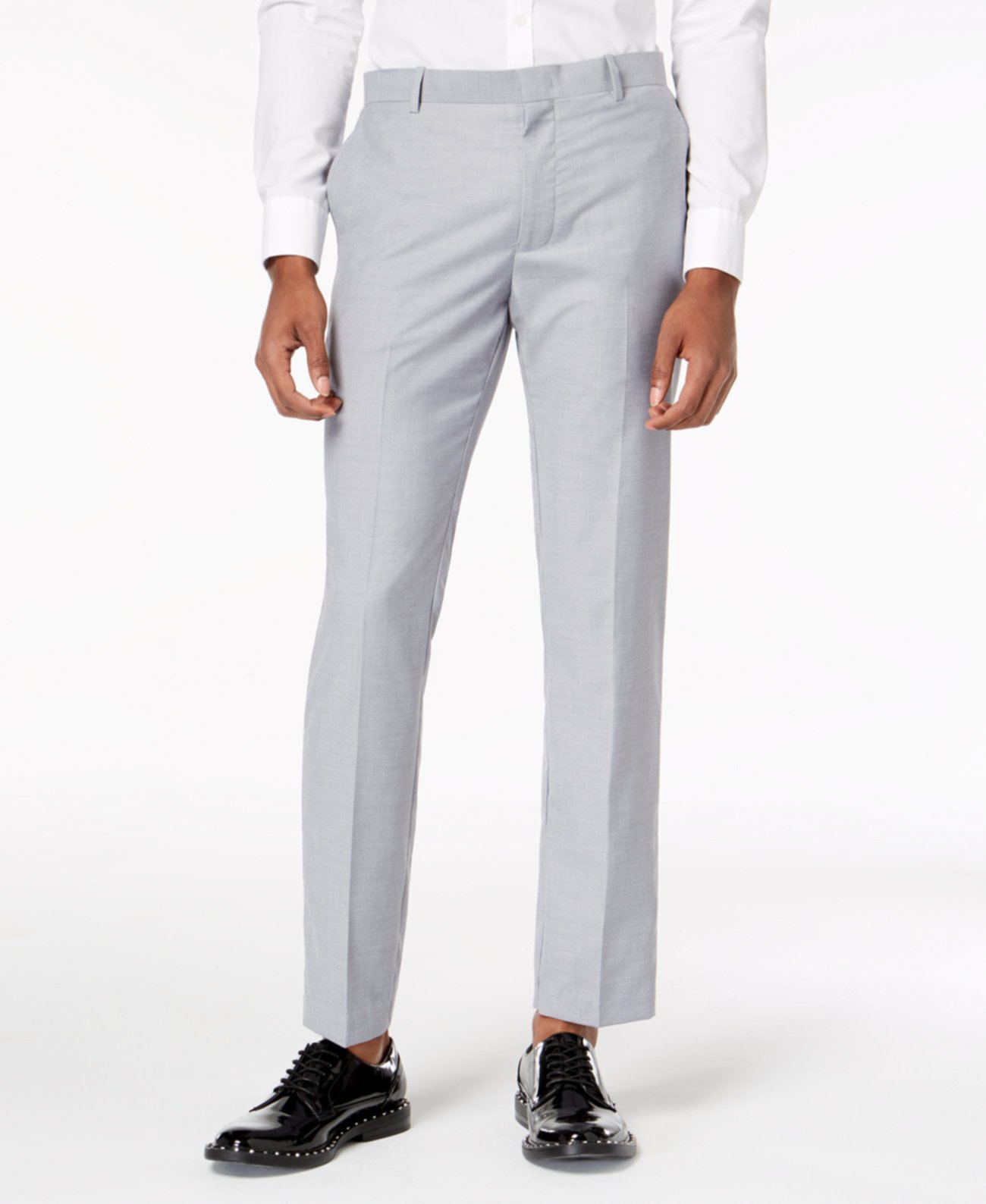 INC Мужские облегающие брюки серого цвета, созданные для Macy's INC International Concepts