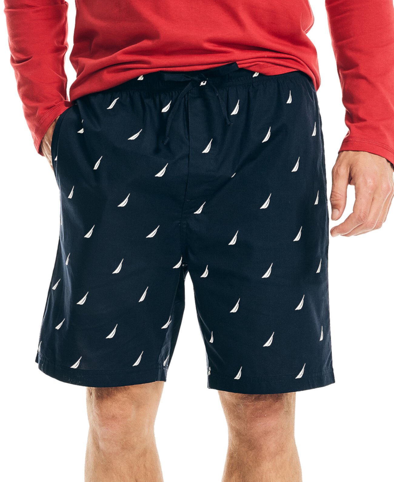 Мужские пижамные шорты с подписью Nautica