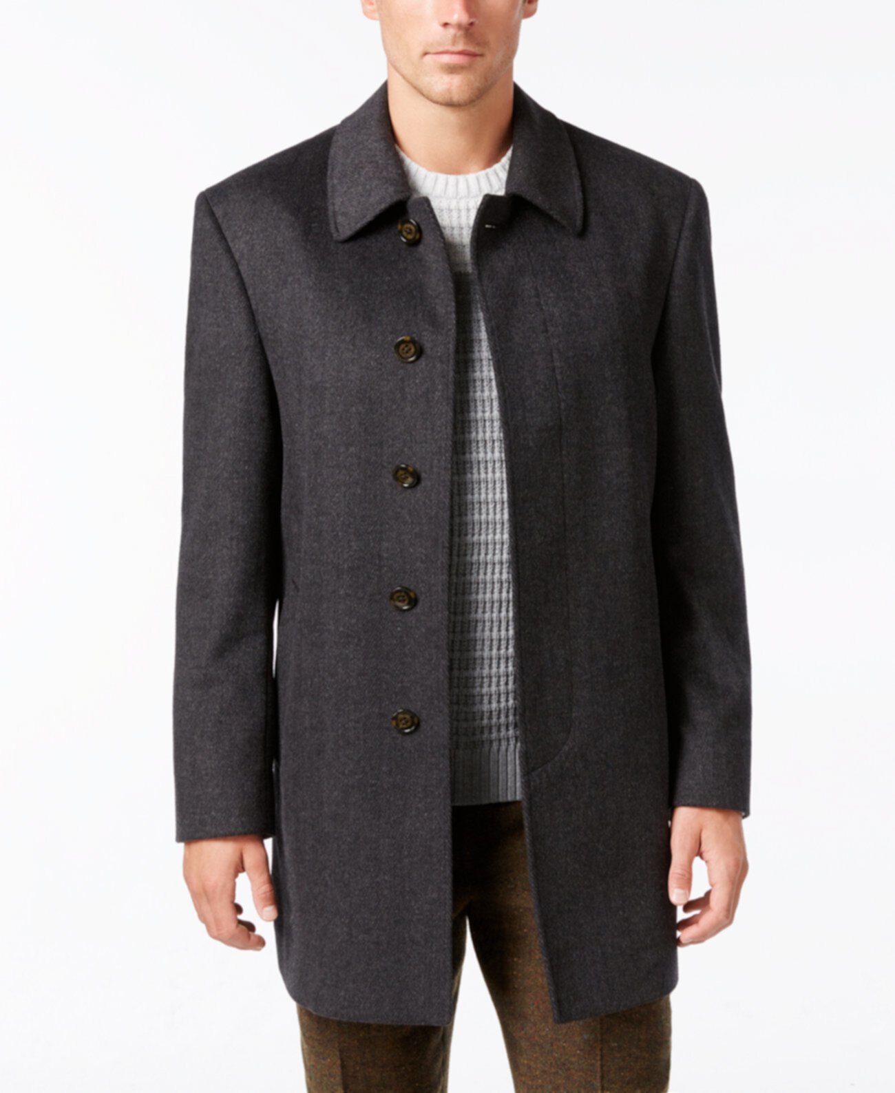 Шерстяное пальто Jake Solid Ralph Lauren