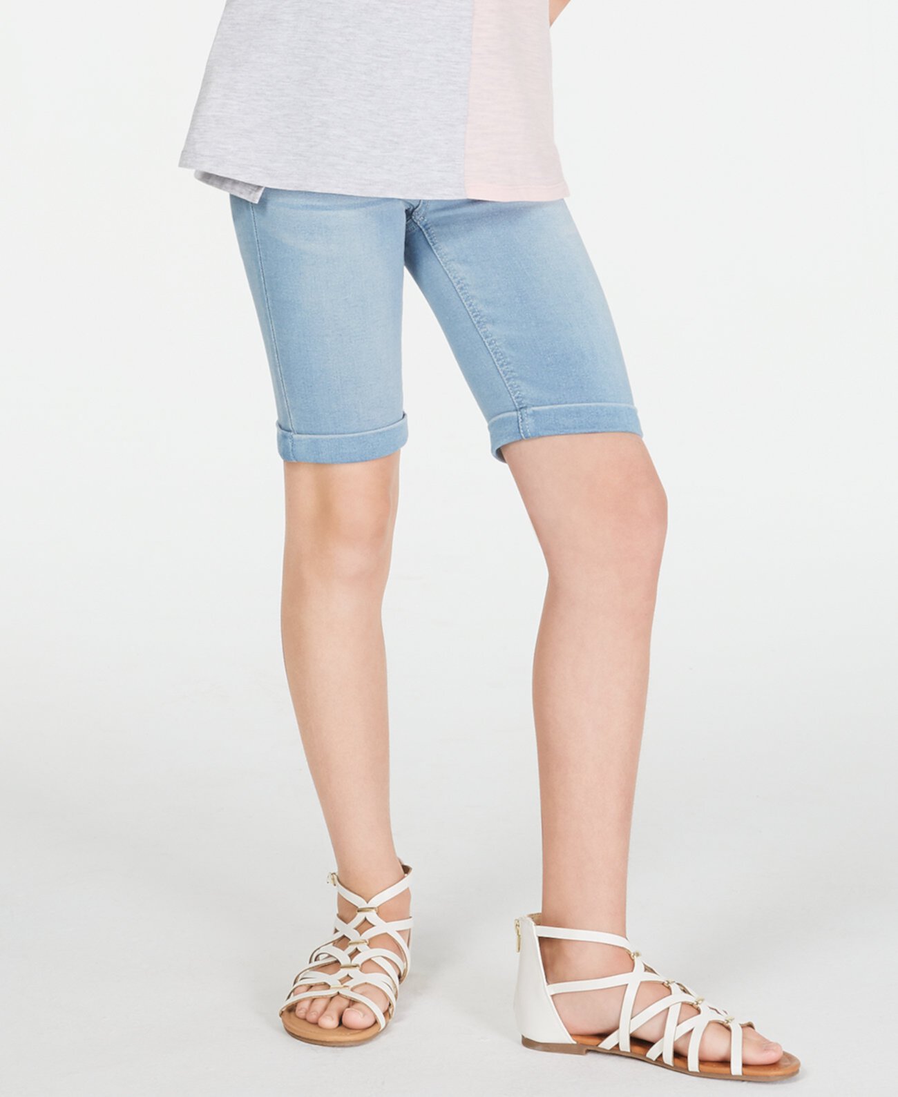 Джинсовые шорты-бермуды Big Girls, созданные для Macy's Epic Threads