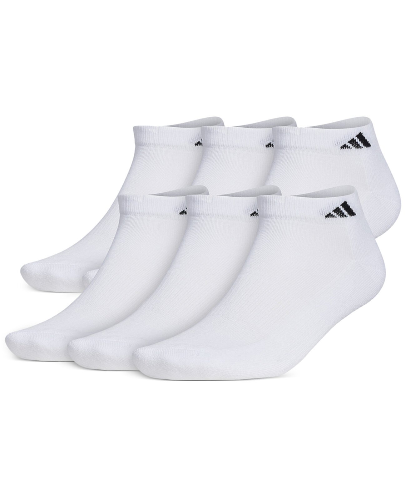 Мужские мягкие носки увеличенного размера с низким вырезом, 6 шт. В упаковке Adidas