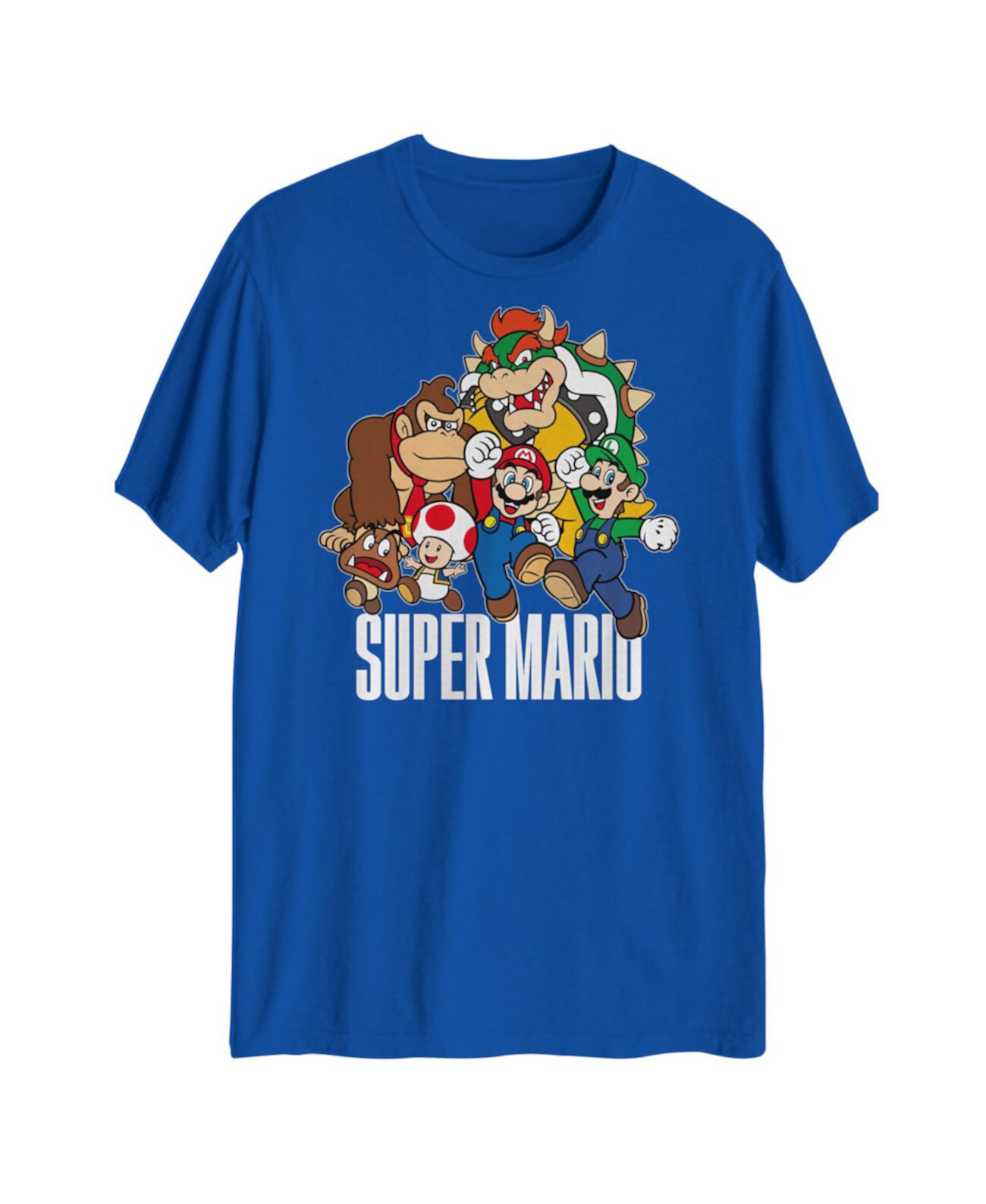 Мужская футболка с рисунком Super Mario Group Hybrid