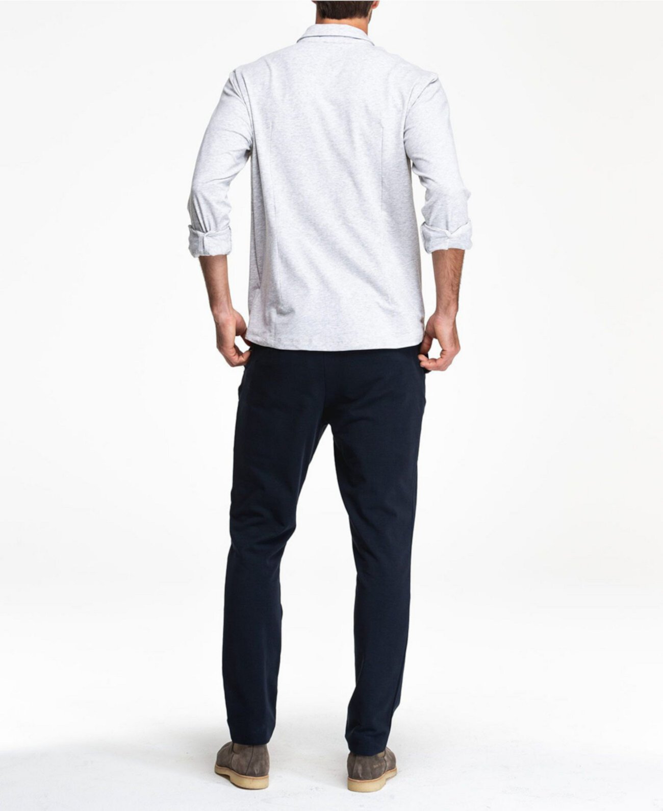Рубашка Mindful с длинным рукавом спереди Swet Tailor