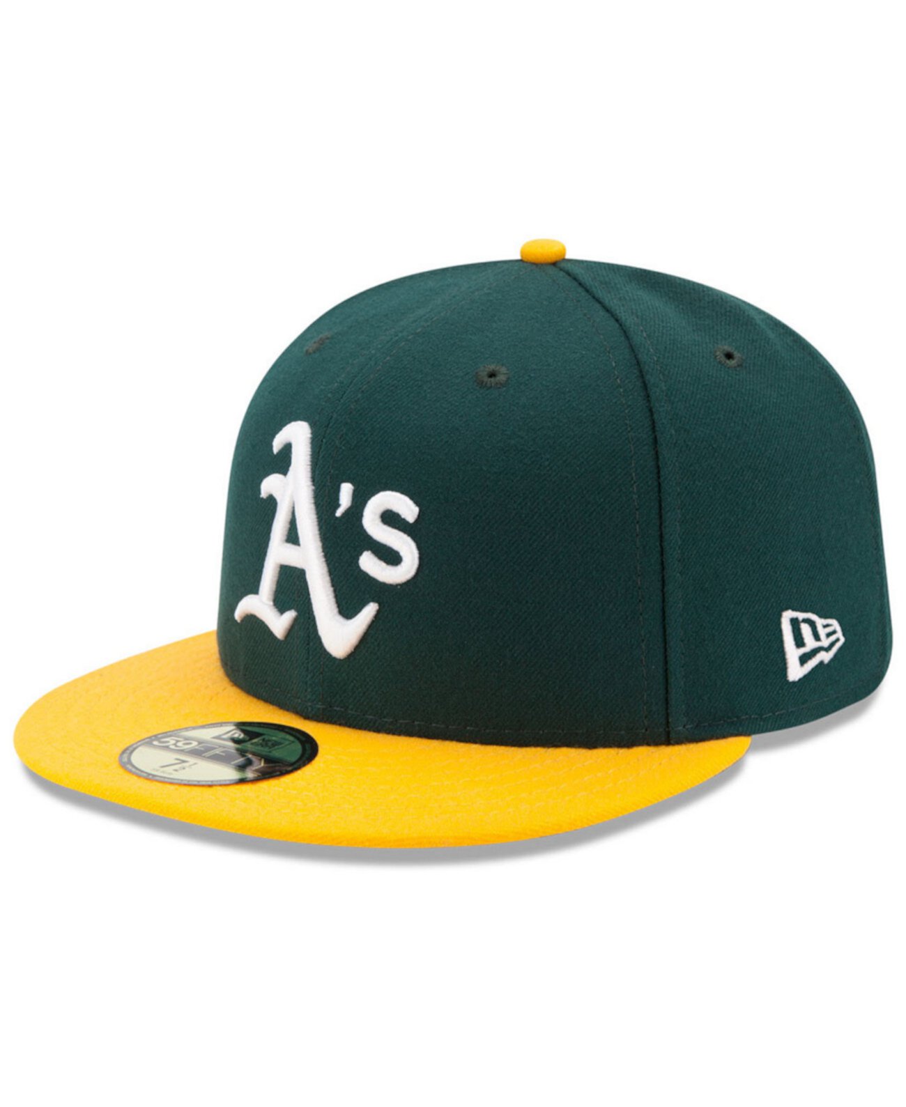 Кепка Oakland Athletics Authentic Collection 59FIFTY из влагоотводящего полиэстера New Era