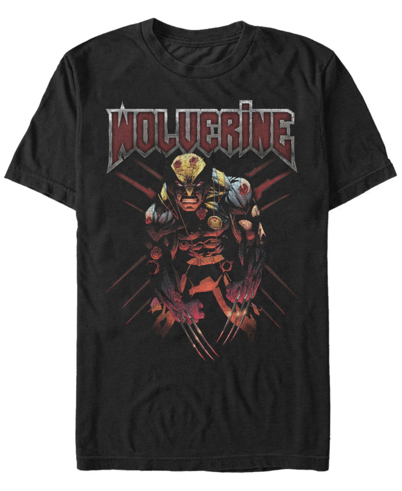 Мужская классическая футболка X-Men Angry Wolverine с коротким рукавом FIFTH SUN